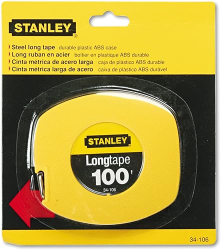 Stanley Consumidor Tools 34106-disc 100-ft Caso Cerrado largo de acero cinta regla