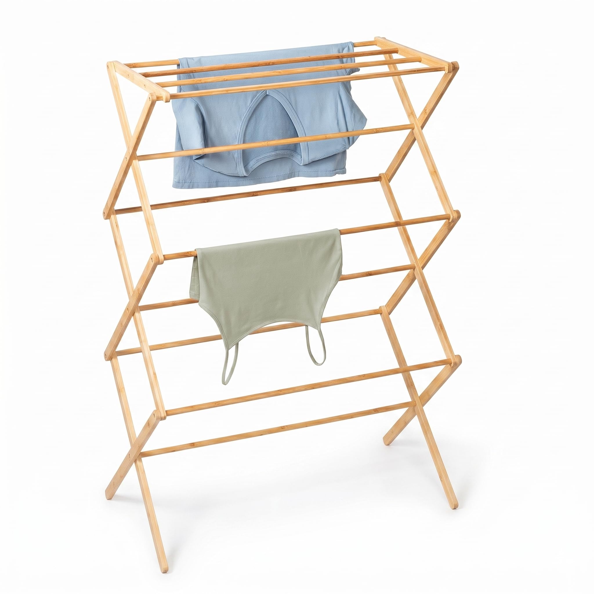 Amazon.com: Honey-Can-Do Collapsible Bamboo Drying Rack – Sturdy