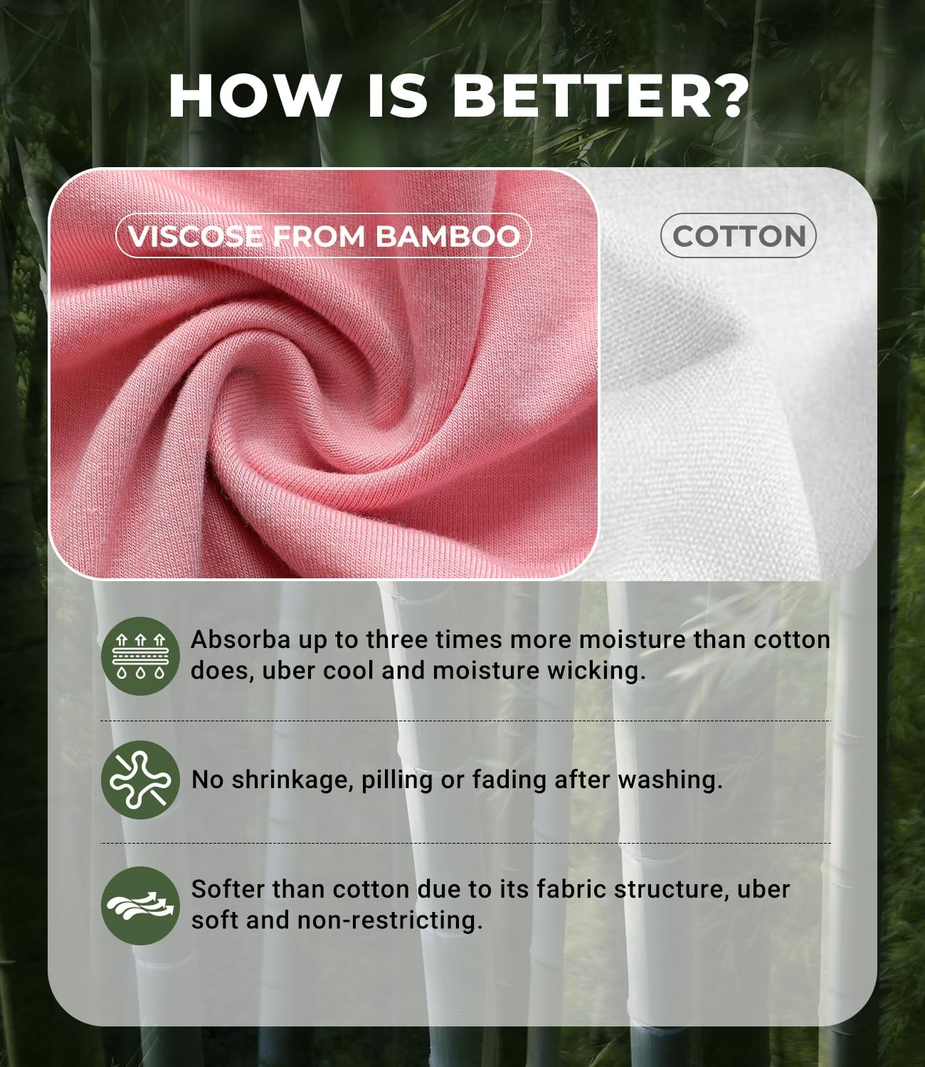 BAMBOO COOL Women's Bikini High Cut Lace Underwear for Women Breathable Moisture-Wicking Ladies Panties, 6-Pack - Image 5