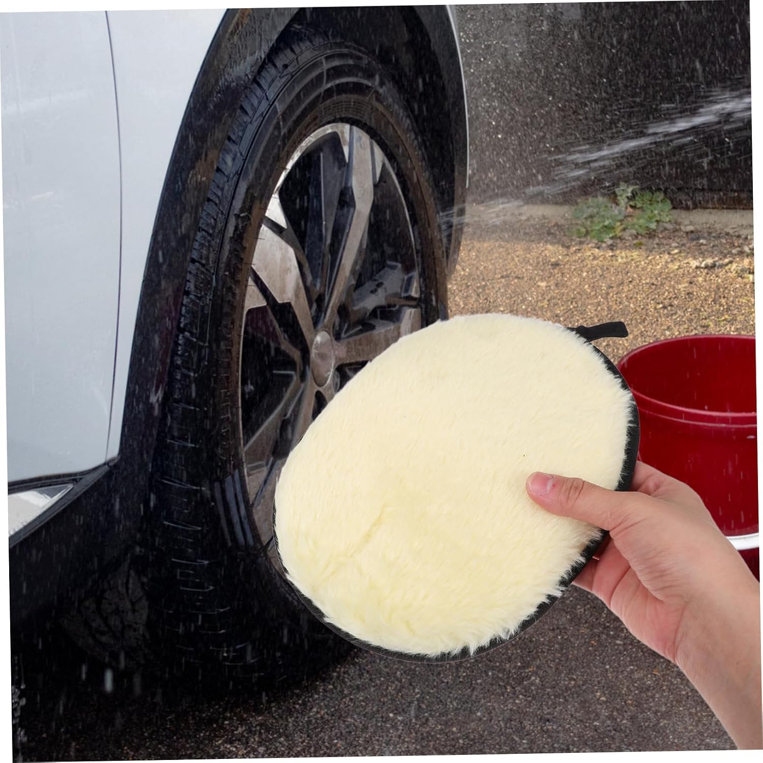 Car Wash Glove Scratch Mitt for Auto Detailing and Soft Material for Vehicle Cleaning for Car Owners Water Absorption for Easy Washing