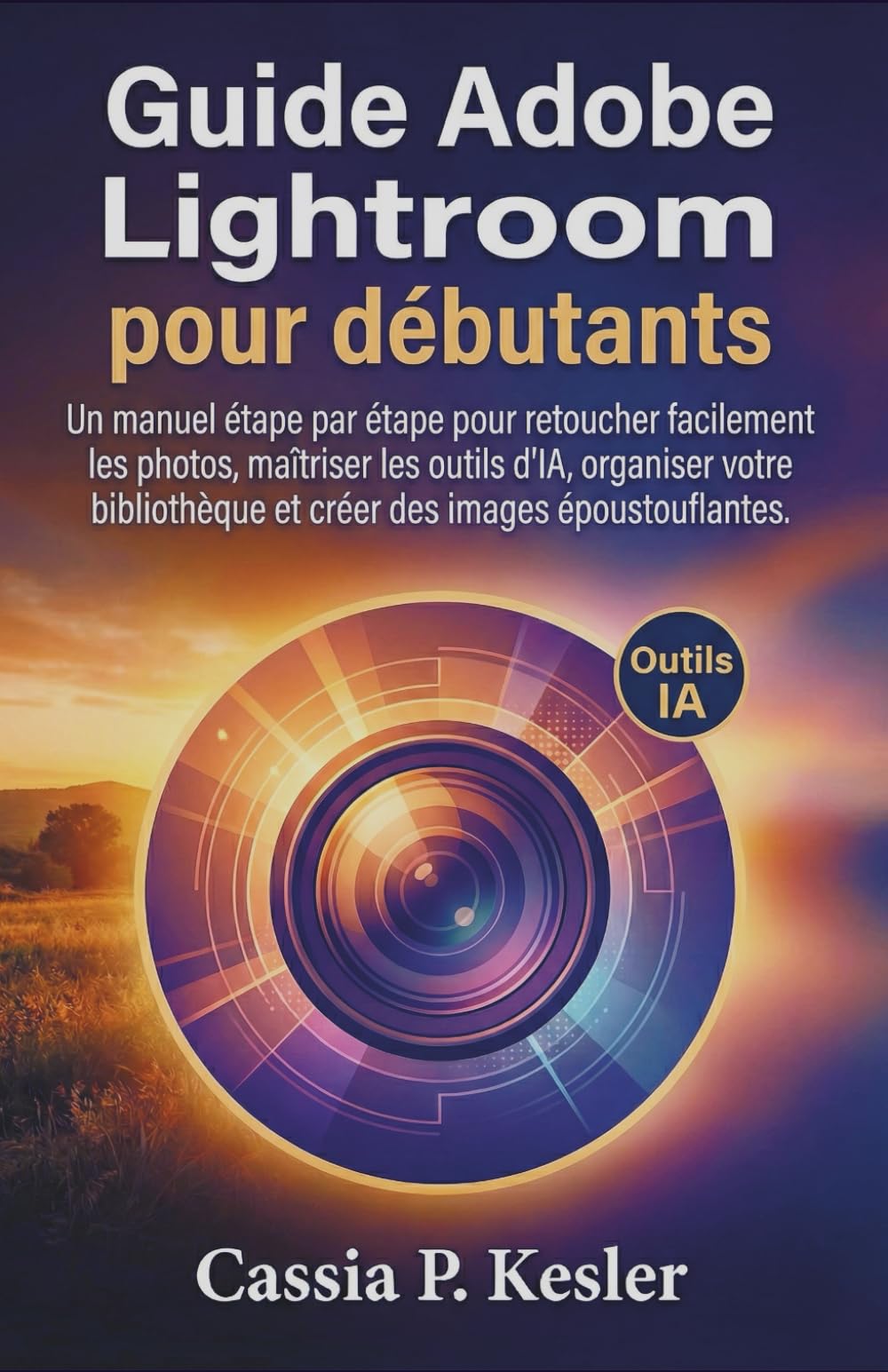 Guide Adobe Lightroom pour débutants: Un manuel étape par étape pour retoucher facilement les photos, maîtriser les outils d'IA, organiser votre bibliothèque et créer des images époustouflantes.