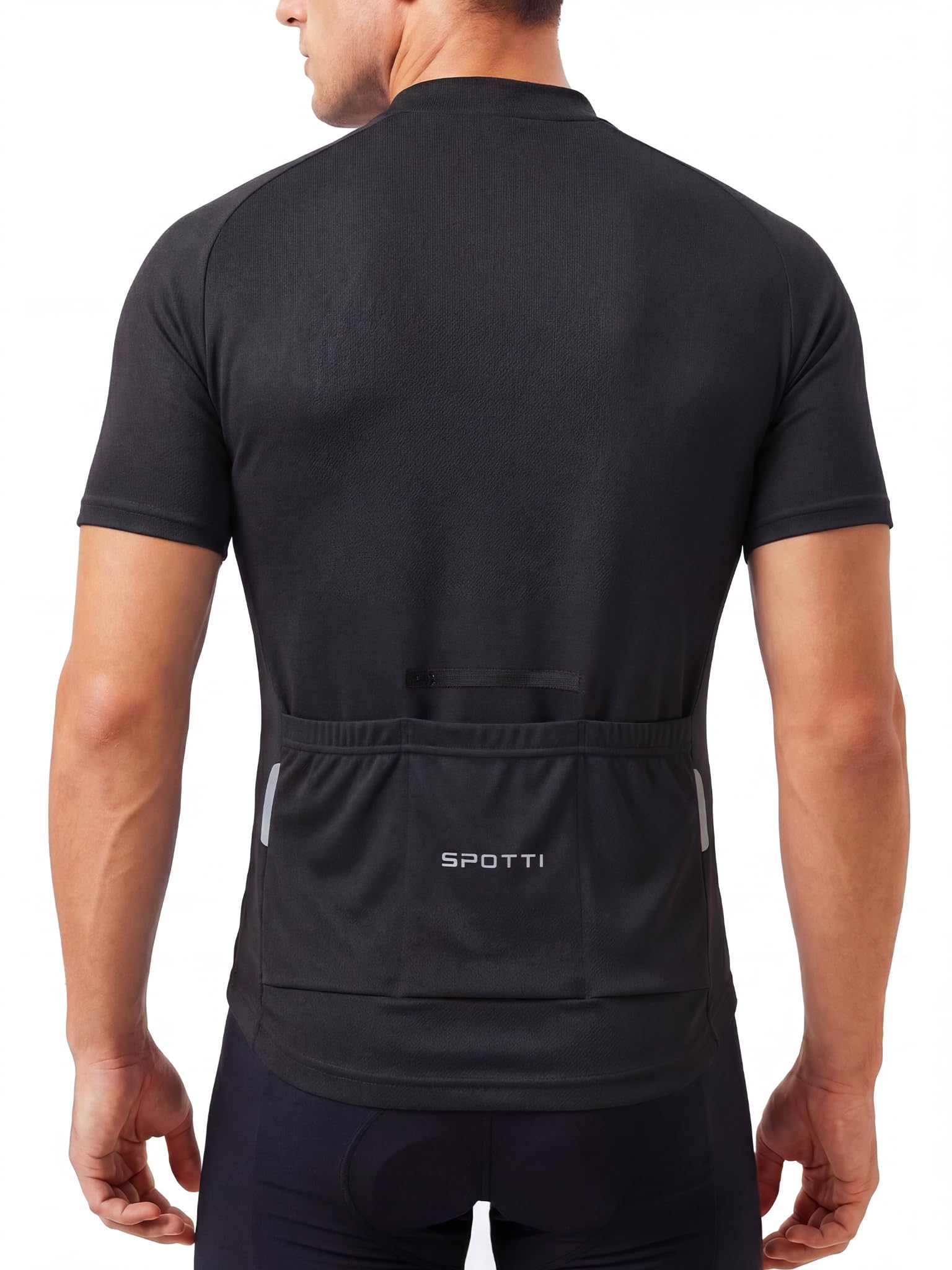 Men's Cycling Bike Jersey Short Sleeve with 3 Rear Pockets- Moisture Wicking, Breathable, Quick Dry Biking Shirt