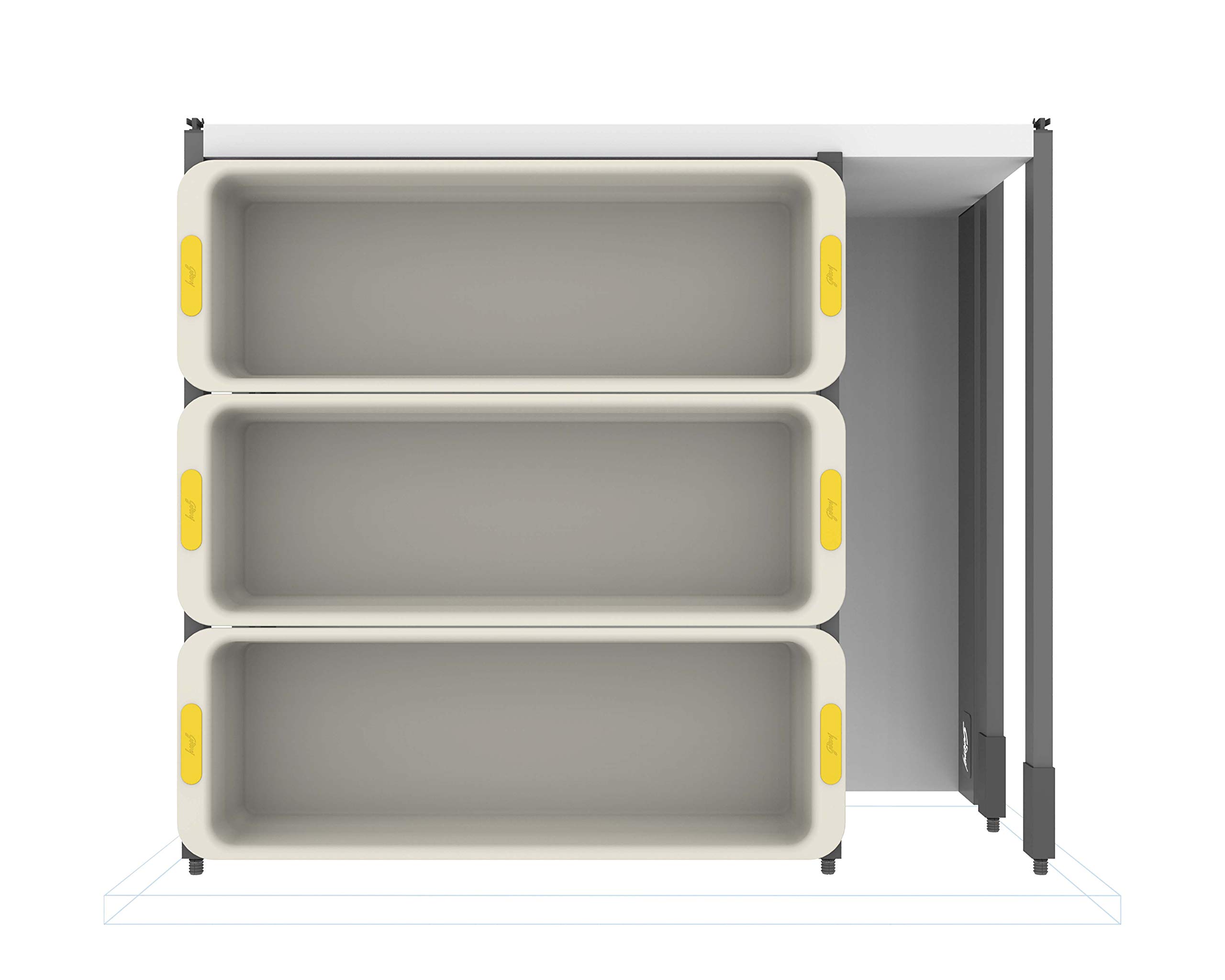 Godrej Skido Jars And Bottles Organizer For Kitchen Bottles