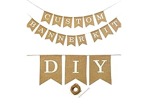 DIY Burlap Banner: Unleash Your Creativity with 95 Customizable Flags