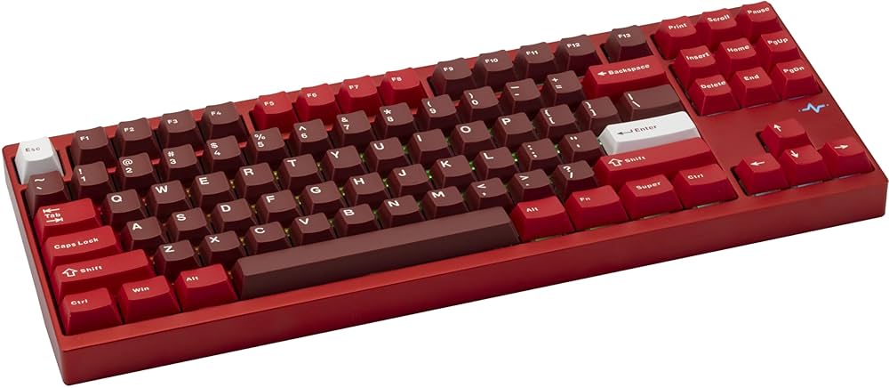 WOBKEY crush80 メカニカルキーボード 黒赤 Amazon | WOBKEY Crush80 メカニカルキーボード 3WAY接続 無線