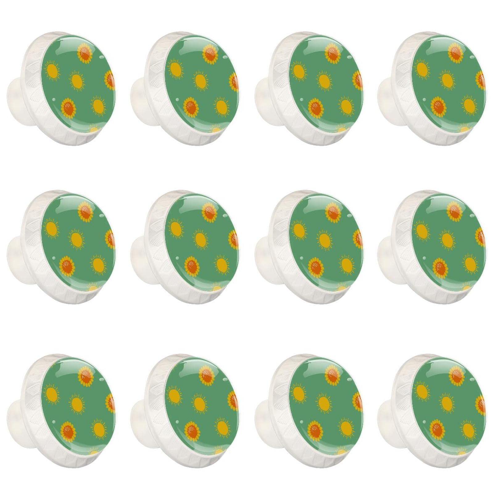 Boutons de tiroir pour remplacer vos poignées usées et colorer vos meubles en vert x12