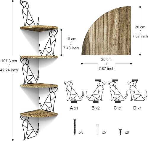 Miniatura 7 de Alsonerbay Bundle - Estantes esquineros