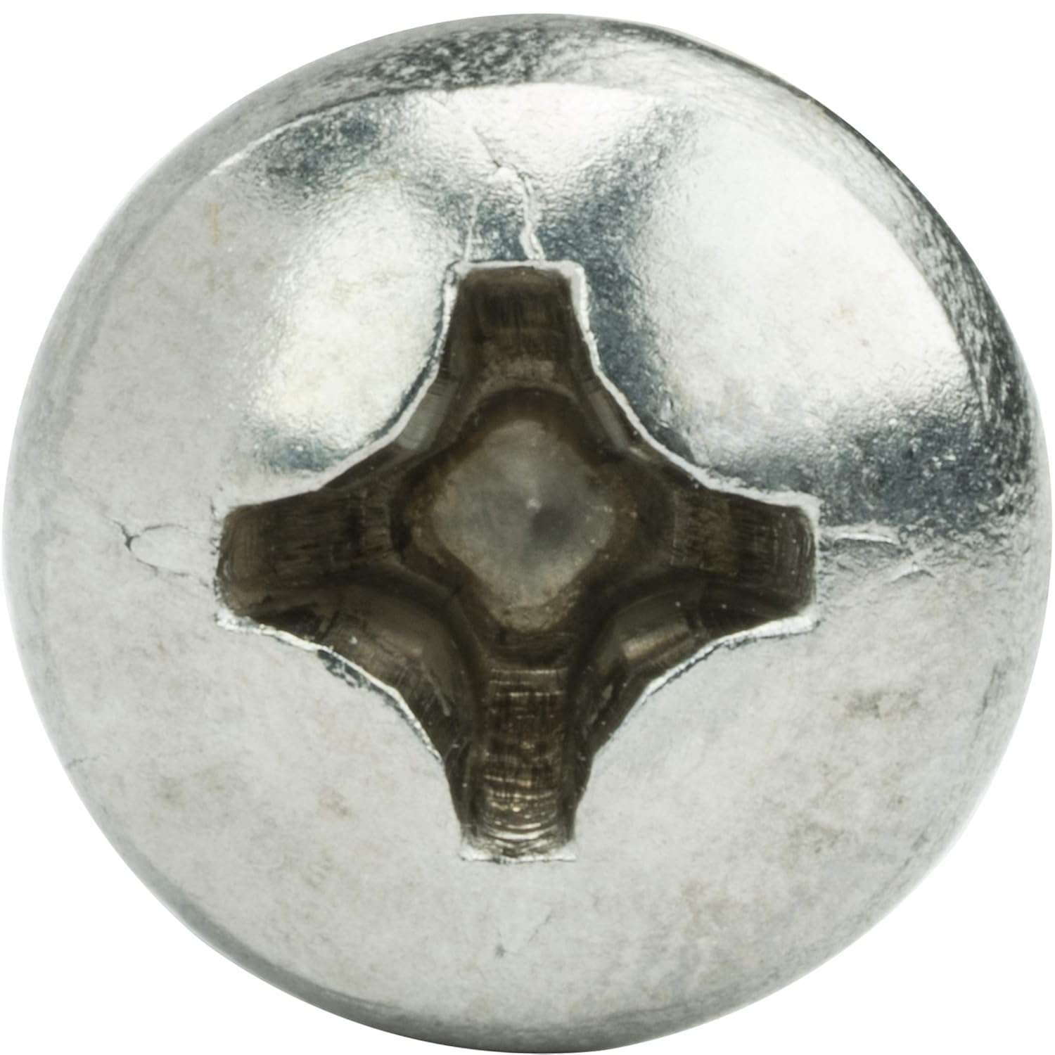 #14 x 4 Pan Head Sheet Metal Screws, Stainless Steel 18-8, Full Thread, Bright Finish, Self-Tapping, Quantity 50 by Fastenere