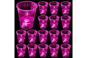24-Pack Mishunyus Reusable and Glow-in-the-Dark Party Cups