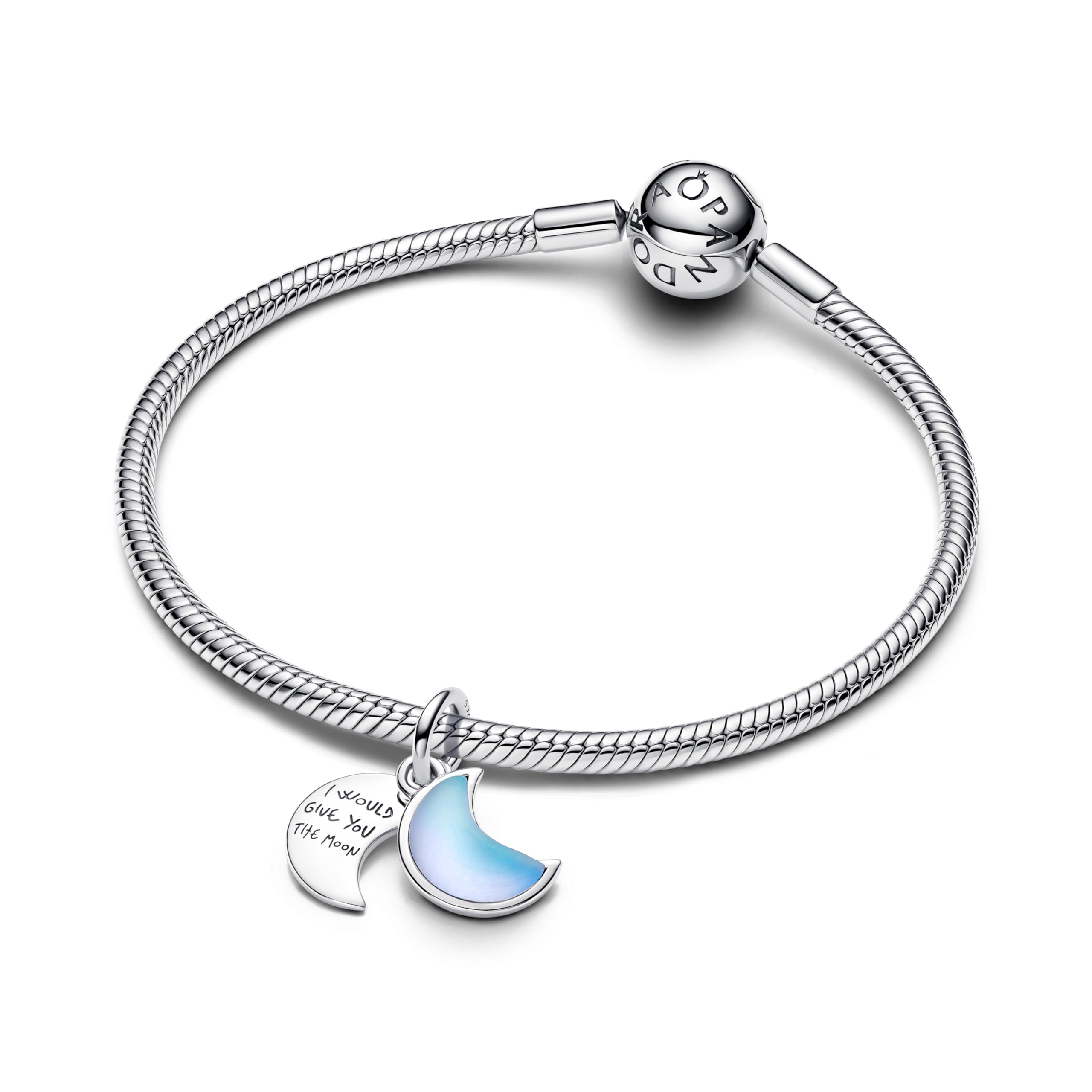PANDORA Mondsichel Doppelter Charm-Anhänger 794272C01 Charm Anhänger