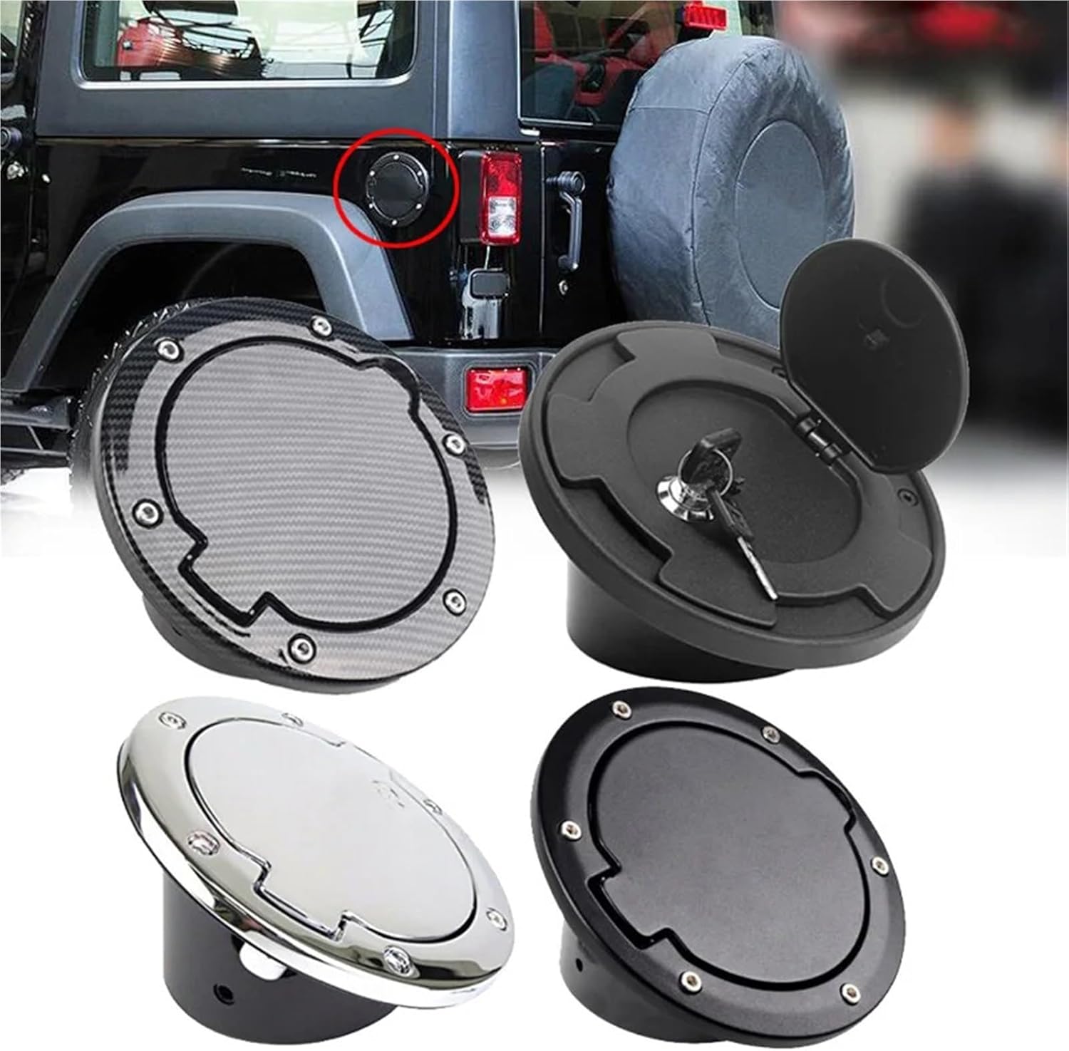 楽天市場】【 JEEP 純正 】フューエルフィラー カバー JL ラングラー 2