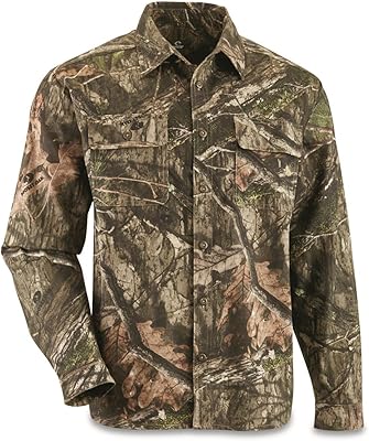 HEAITHpool Uniforme tactique hommes chasse costume militaire militaire combat manches longues chemise camouflage tissu doux, ACU, M