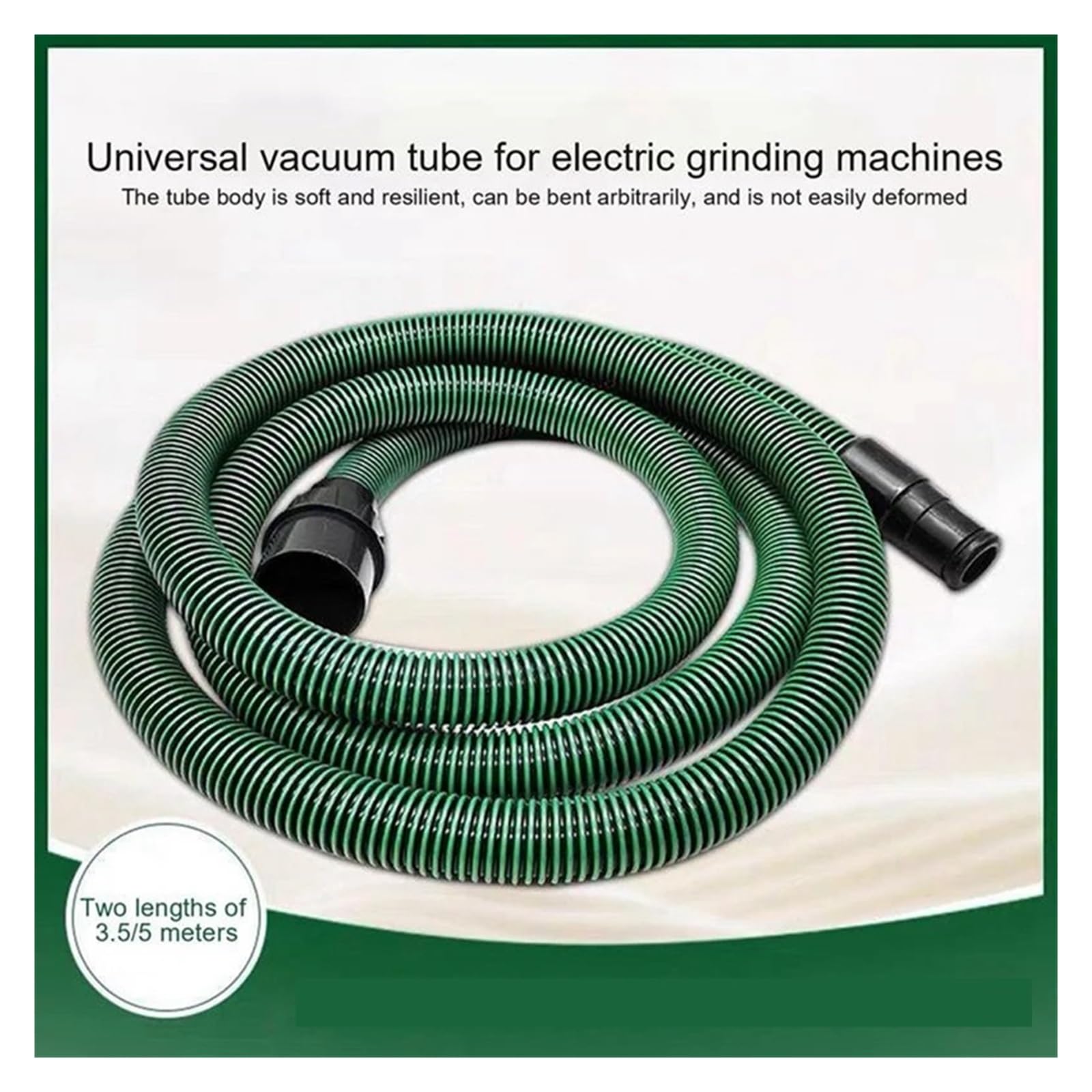 Manguera Aplicable, Compatible Con FESTOOL, Aspiradora Eléctrica, Cubo De Recolección De Polvo, Reemplazo De Tubería De Absorción De Polvo(Green 3.5M)