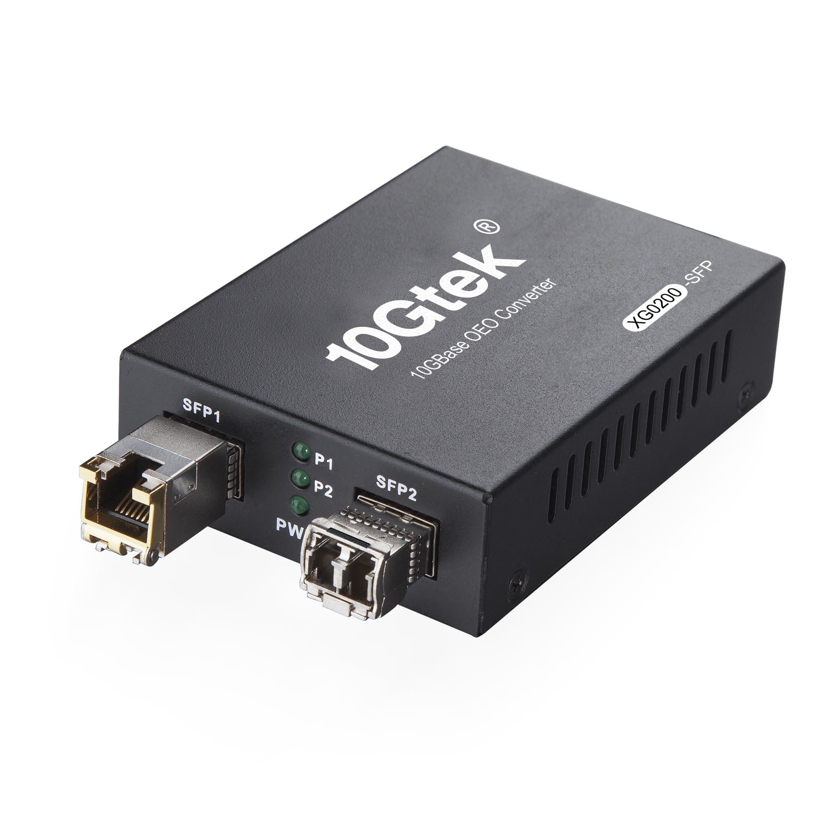 10Gtek Convertidor de Medios SFP+ G0200-SFP (Kit #31), 10GBase-T Alcance 30 Metros, Módulo SFP+ SR, 300m, MMF, 850nm