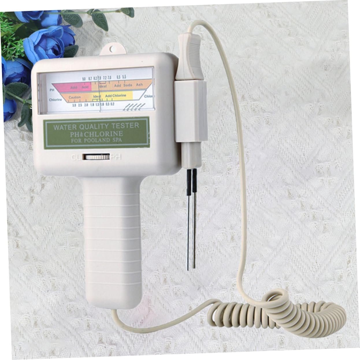 Analizador de Calidad del Agua Pc101 para Piscinas, Abs Aleación, Blanco
