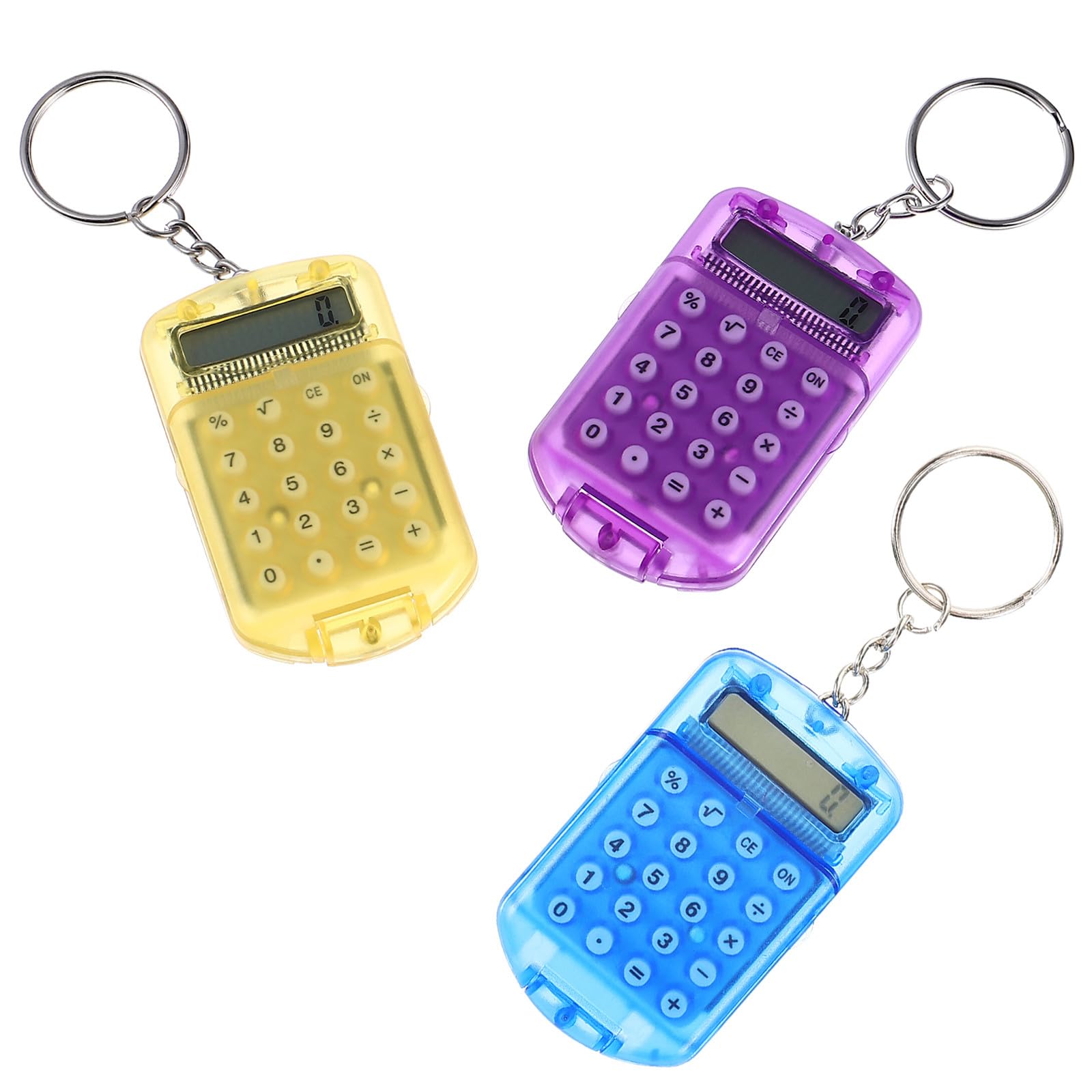 Amazon.co.jp: Ipetboom ミニ計算機 キーホルダー 3個セット 8桁表示