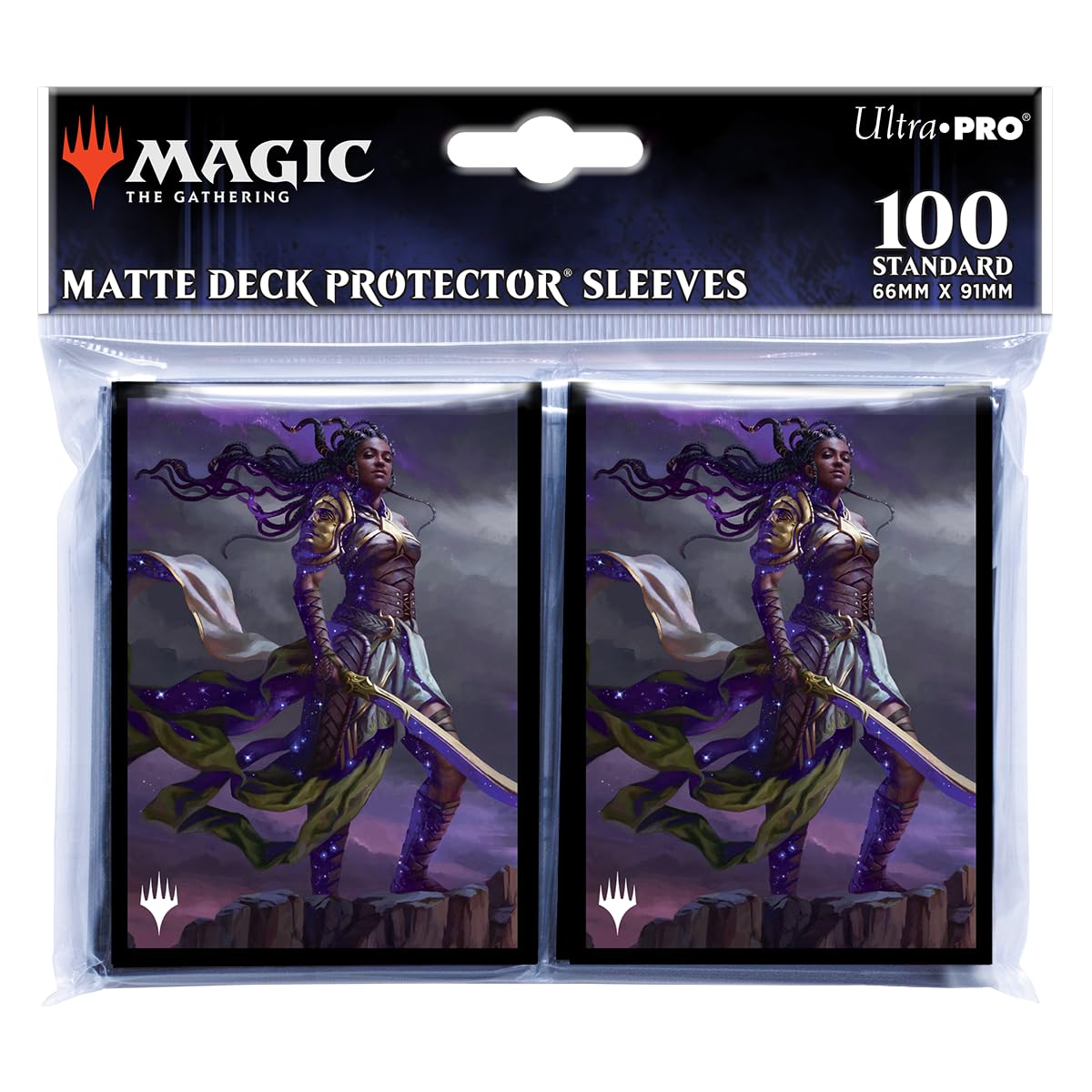 Ultra PRO - MTG Commander Masters 100ct Standard Size Card Sleeves - Hand of Erebos Artwork, Matte Finish with ChromaFusion Technology, Protect Magic: The Gathering Cards, Standard Size Cards