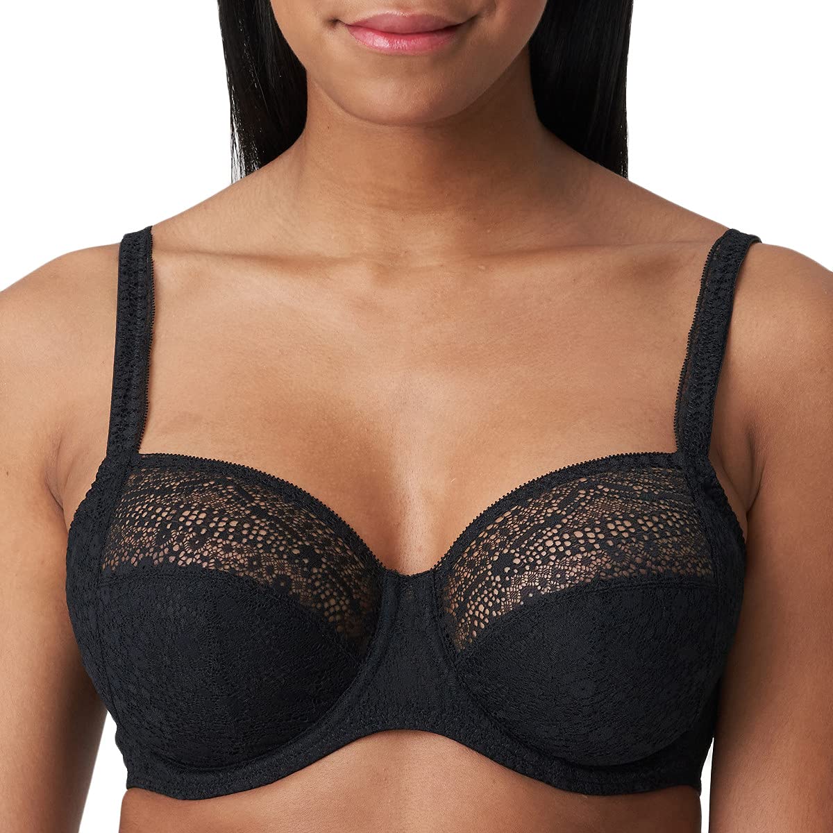 Prima Donna Women's -1970 Twist Epirus Full Cup Underwire Bra 014, Black, 32F