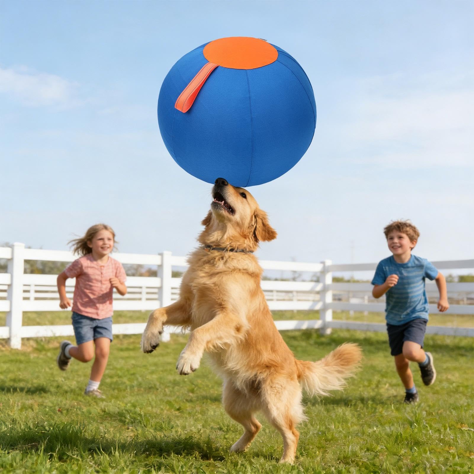 Pelota de pastoreo para perros Juguete Hinchable para Cachorros | Juguete de ejercicio para cachorros Para dueños y amantes de mascotas, patio, jardín, granja, parque, piso, casa, oficina,