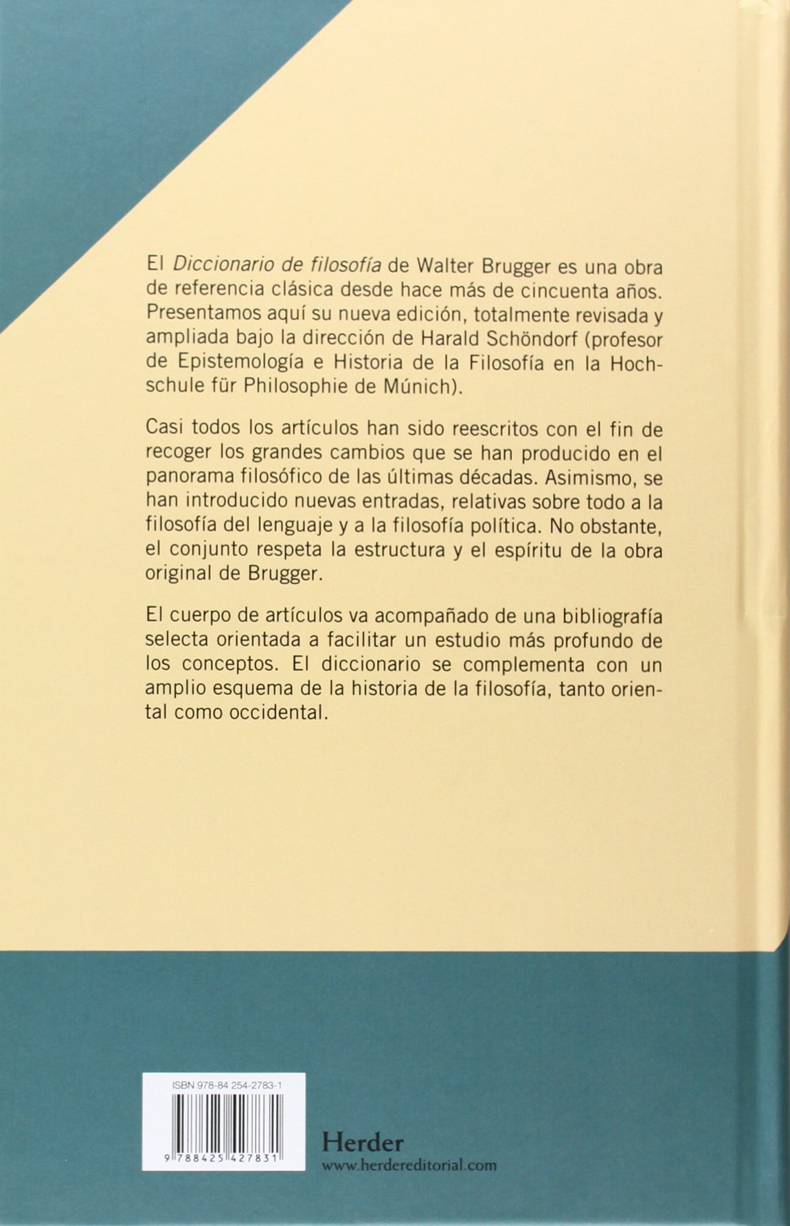 Diccionario de Filosofía (Tapa dura) (fuera de colección)