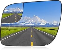 Vista 1 de Espejo calefactable para el lado izquierdo del conductor, apto para Ford Explorer 2011-2017, vidrio de espejo convexo calentado con paso izquierdo