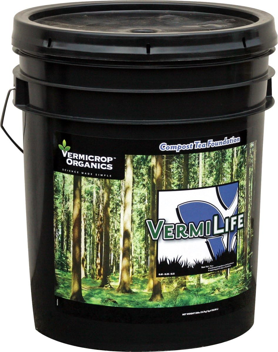 Vermicrop VCLIFE5 VermiLife Compost Tea Soil-amendments, Natural