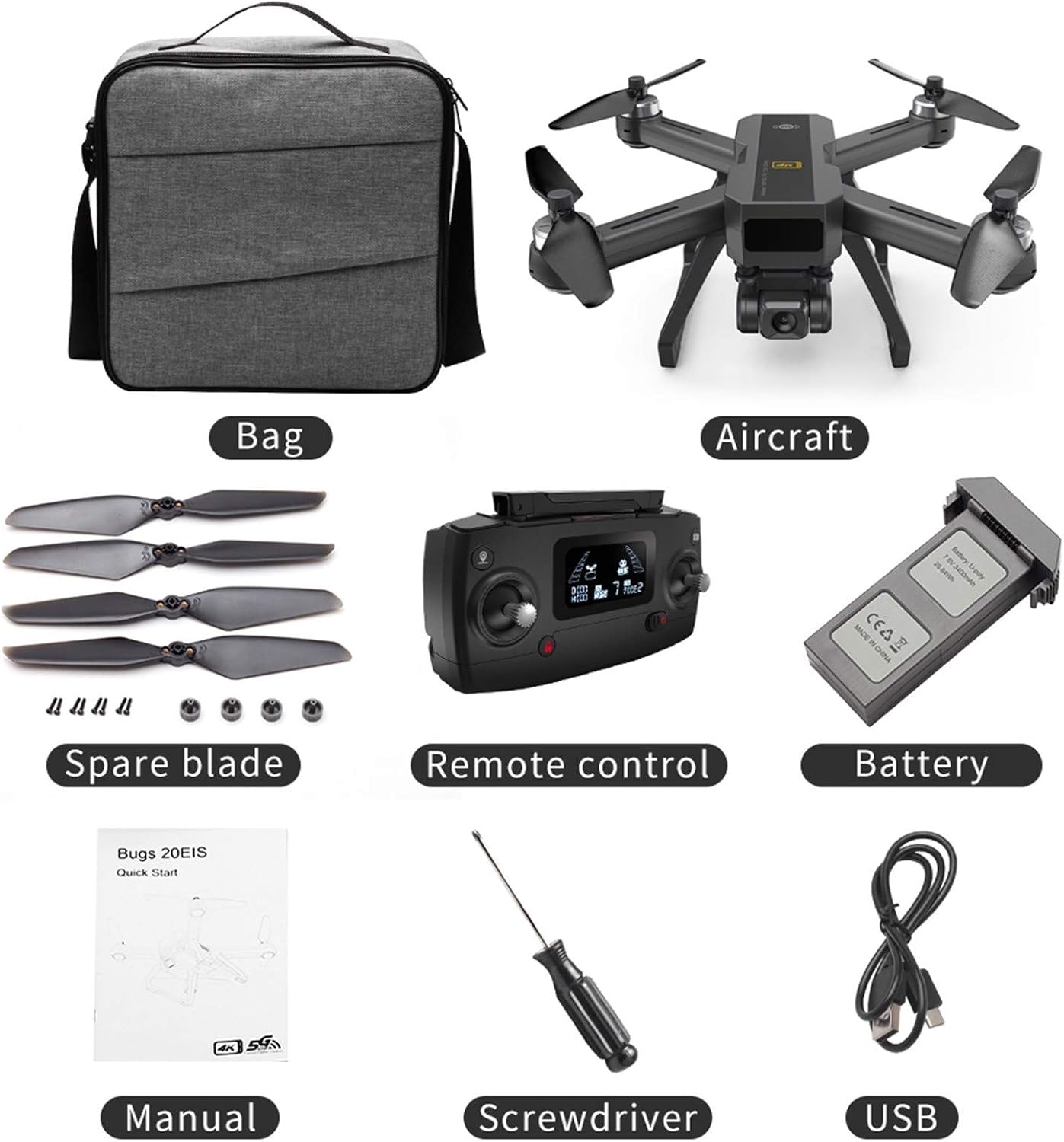 Masrin Voor MJX Bugs 20 / B20 EIS GPS 