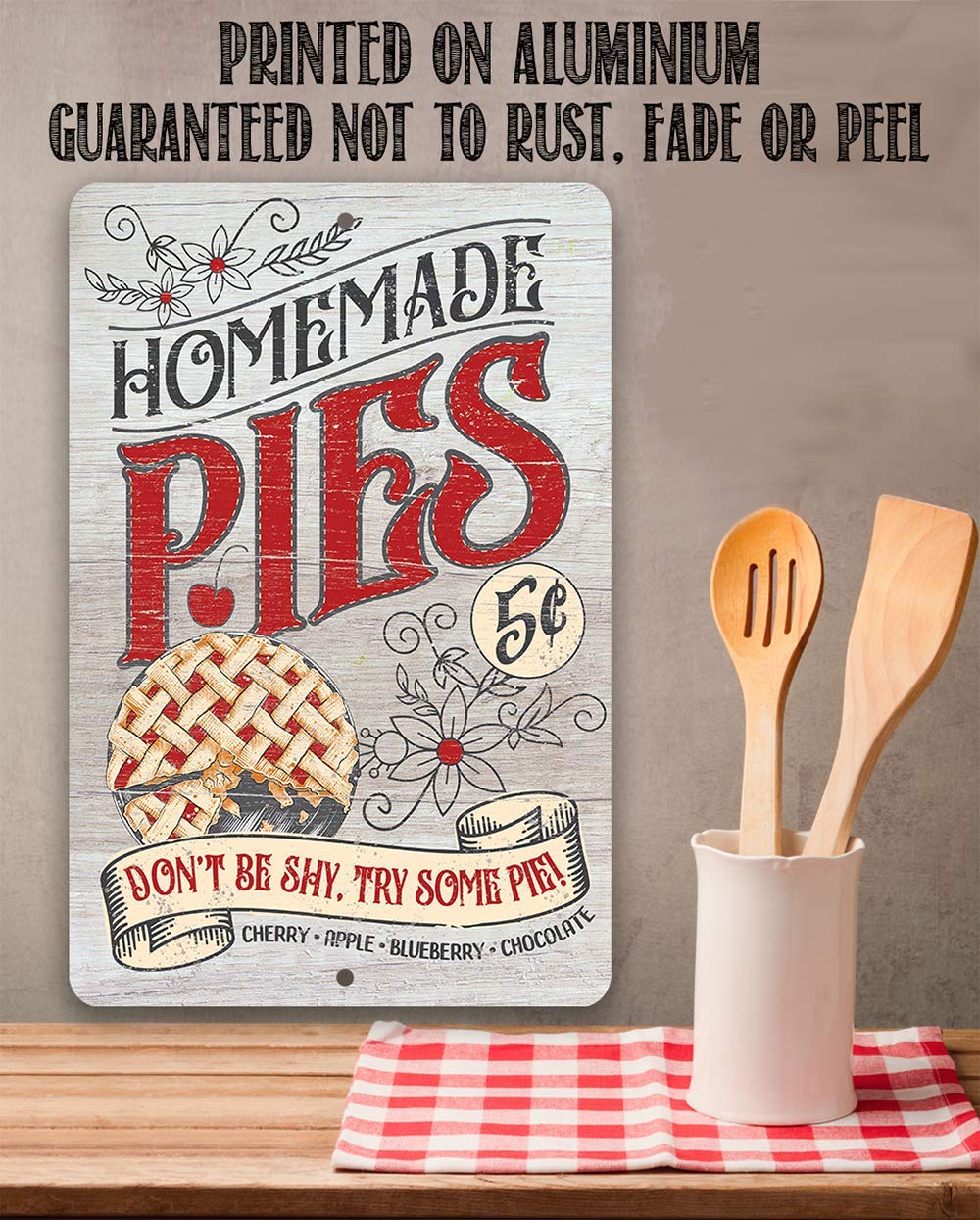 Amazon.com: Homemade Pies - Classic Dessert Bakery Decor, Freshly