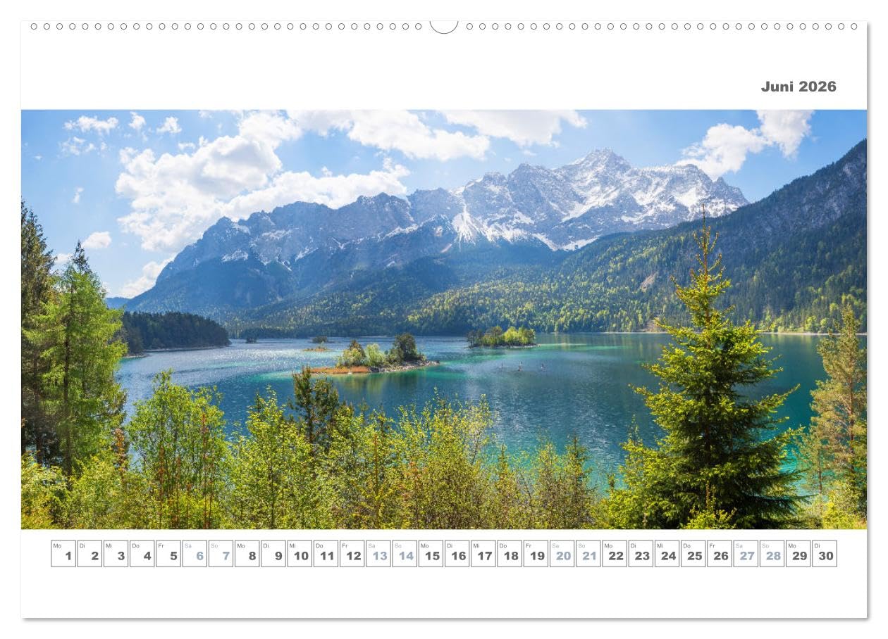 Ab in die Berge - Aussichtsplätze in den Münchner Hausbergen (hochwertiger Premium Wandkalender 2026 DIN A2 quer), Kunstdruck in Hochglanz: Ausflugsziele in den Münchner Hausbergen (CALVENDO Natur)