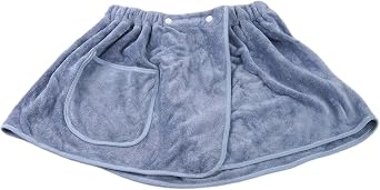 Mens Sexy Side Open Shower Robe Towel Bathrobe Plush Pockets Snap Buttons Coral Sleepwear