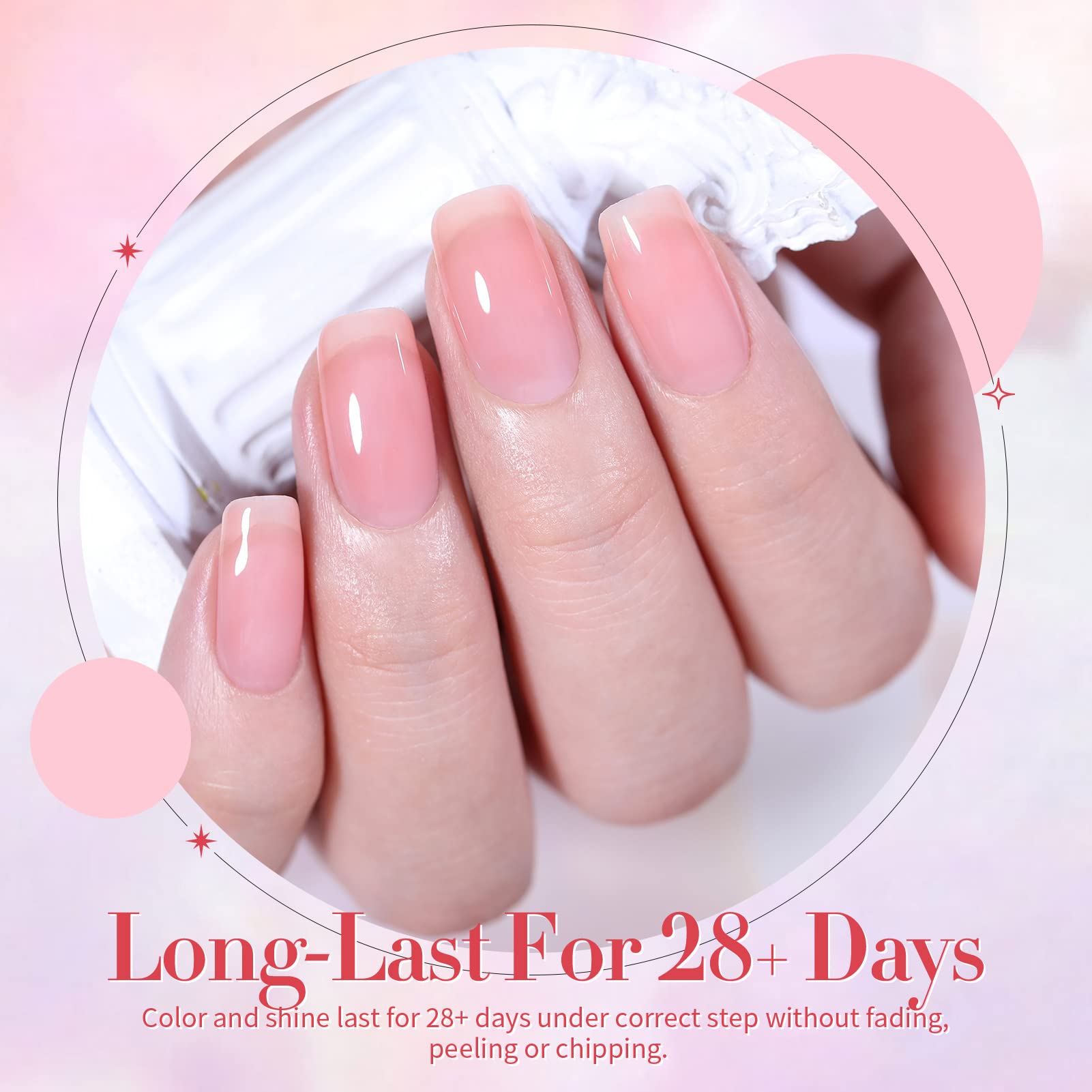 best pink shellac colors