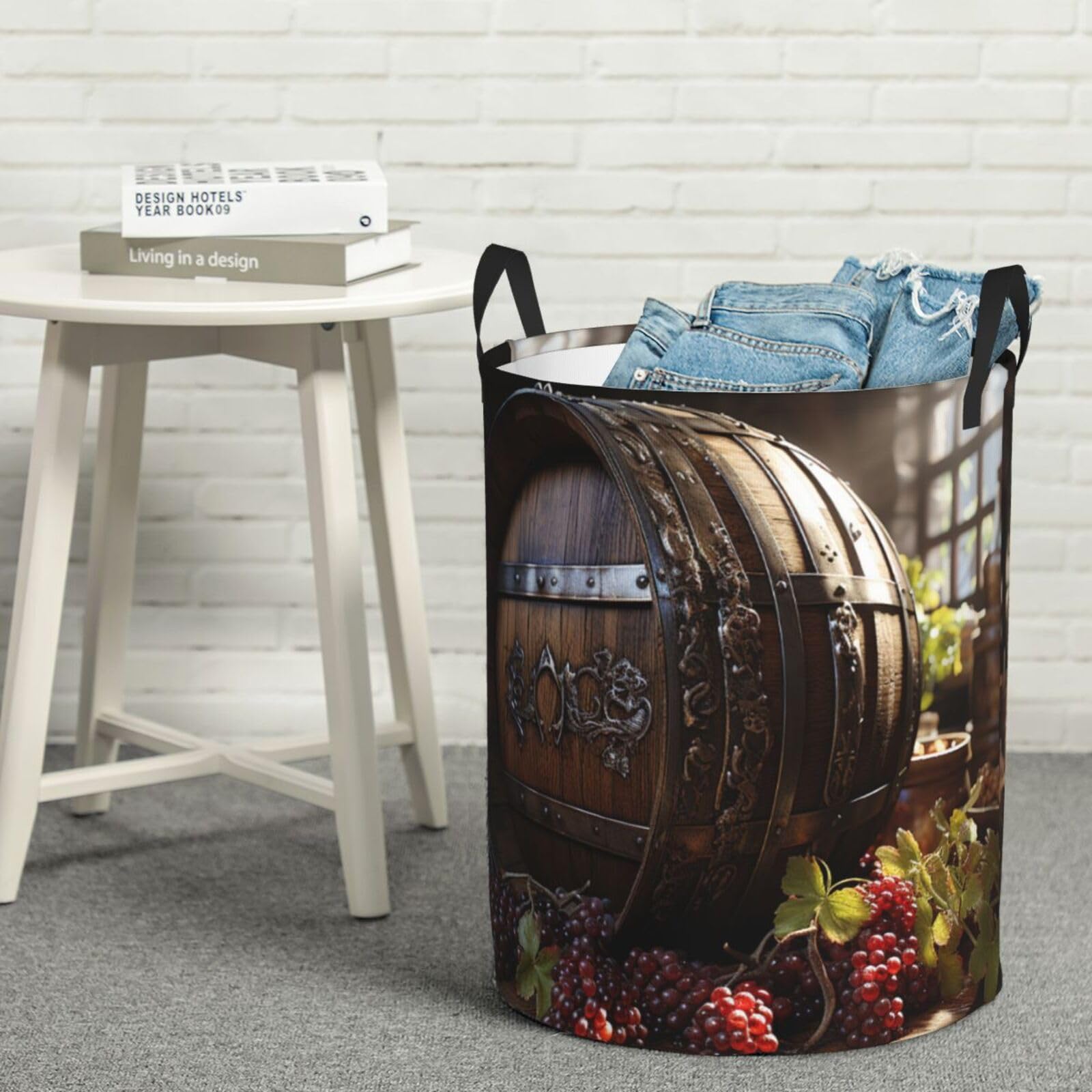 Panier à linge autonome pliable pour ranger couvertures et jouets