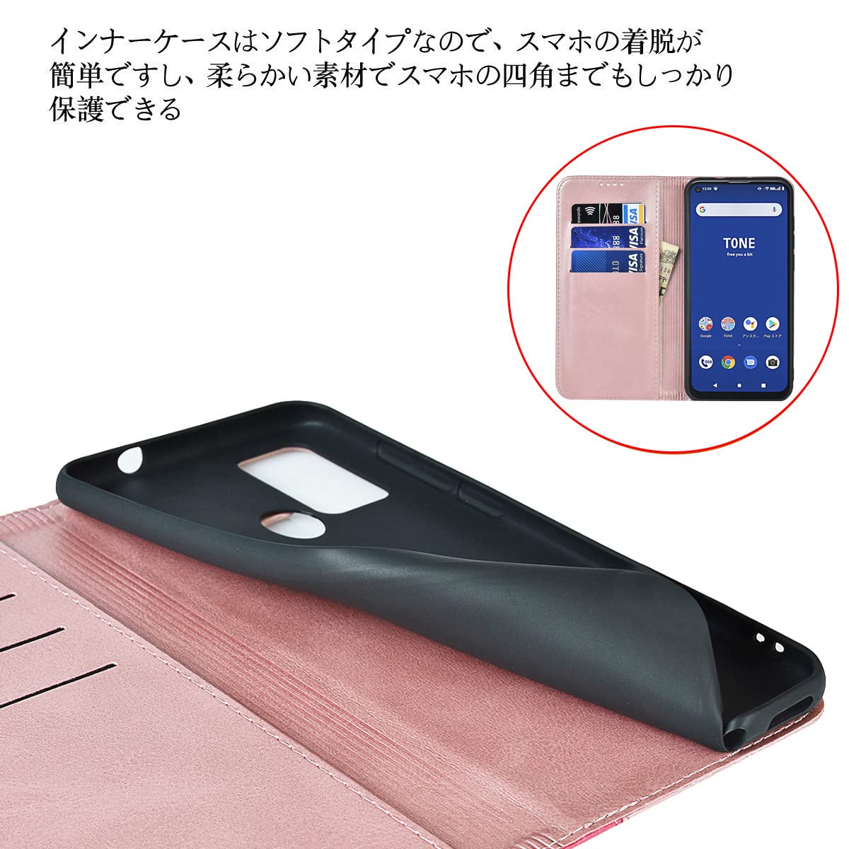 Amazon.co.jp: Oppo Reno5 A ケース 手帳型 Reno5A ケース ネノ 5A SIM