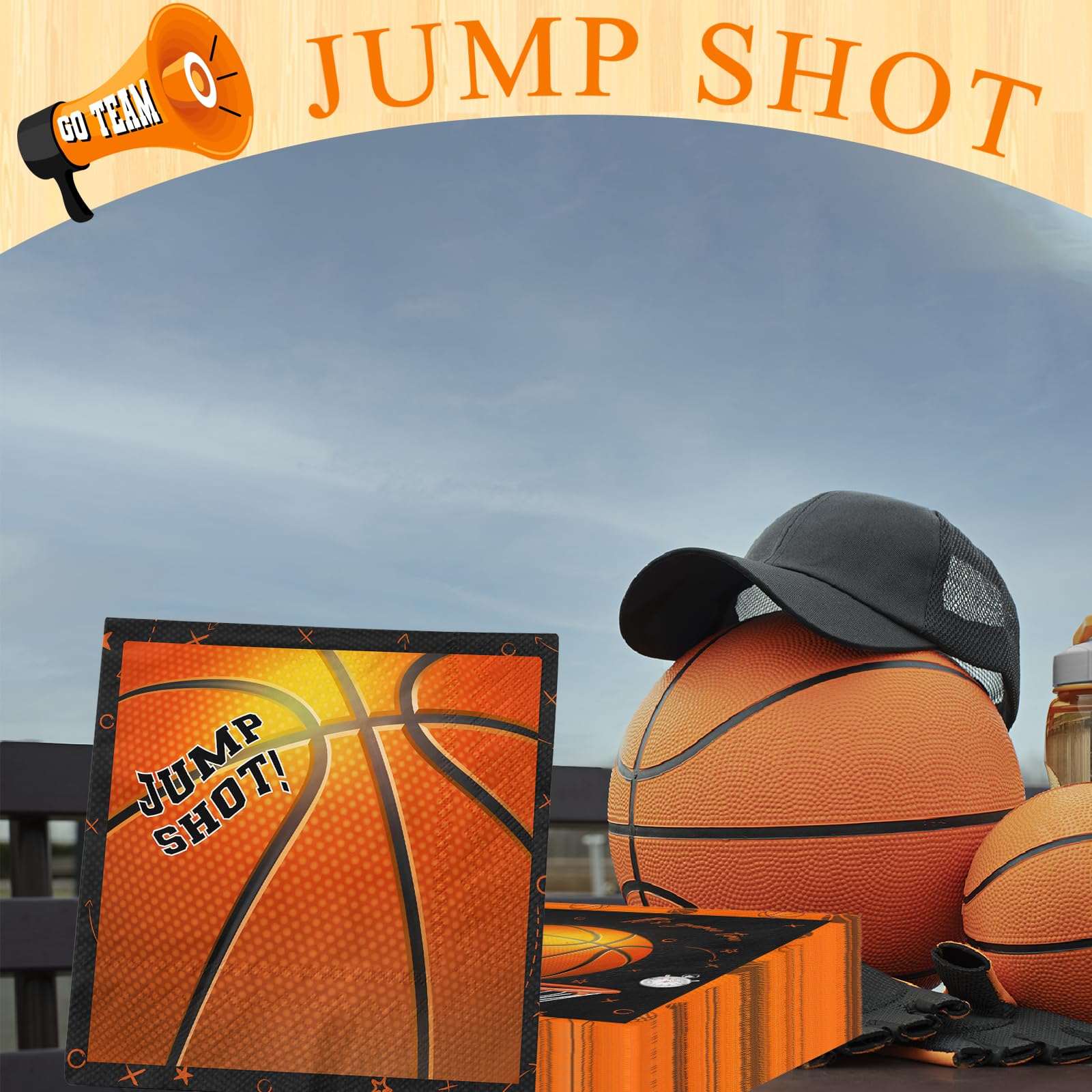 40 Serviettes En Papier Sport - Designs Basketball, Football, Baseball, Soccer - 33x33 Cm - Anniversaire Enfant, Baby Shower, Fête Thème Sport