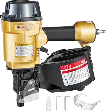 Kingou CN70 Siding Nailer Accepts 1-3/4-Inch to 2-3/4-Inch Nails