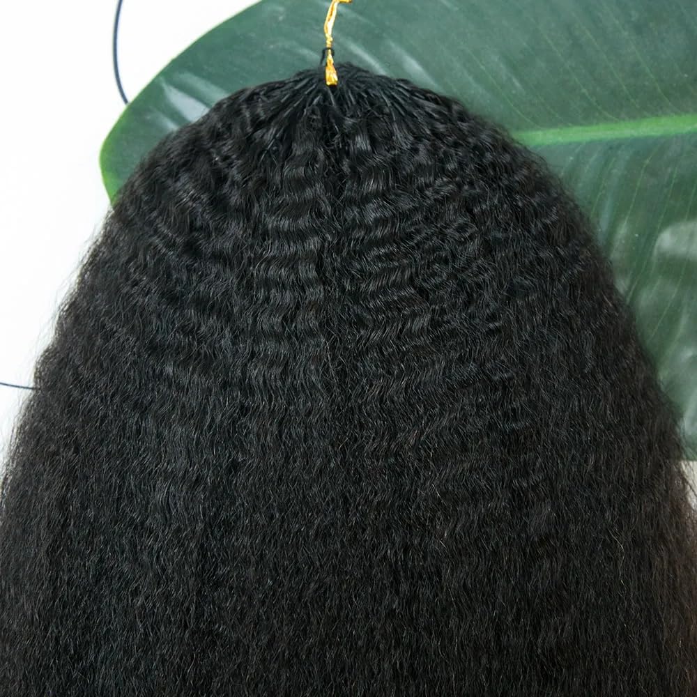 Amazon.com : Kinky Straight Feather Crochet Hair Braid Human  display picture 2