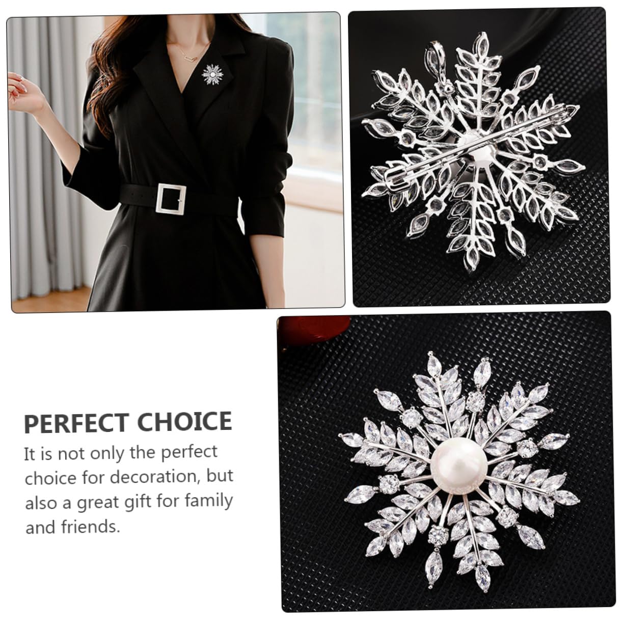SOIMISS 3pezzi Spilla Decorativa Per Donna Chic Brooch Per Abbigliamento Accessorio Elegante Per Occasioni Quotidiane e Cerimonie Perfetta Per Vestiti Giacche e Sciarpe
