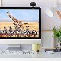 Vista 3 de Cámara web HD, cámaras web de transmisión USB 480P, cámara web de transmisión con micrófono, cámara web USB ajustable sin unidad, cámaras web