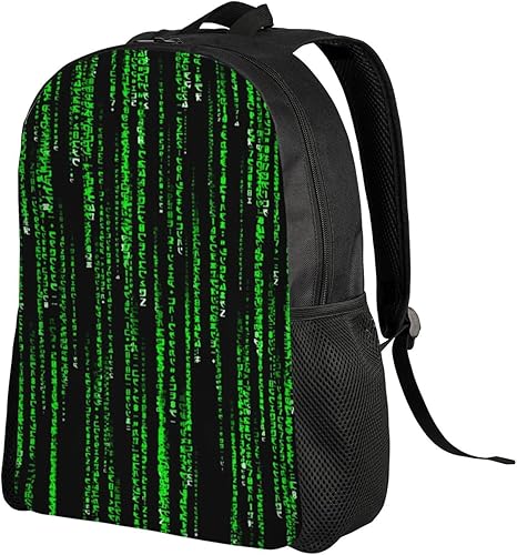 Miniatura 2 de OUSIKA Mochila de matriz verde impermeable mochila ligera para computadora portátil, mochila de viaje de gran capacidad para mujeres y hombres,