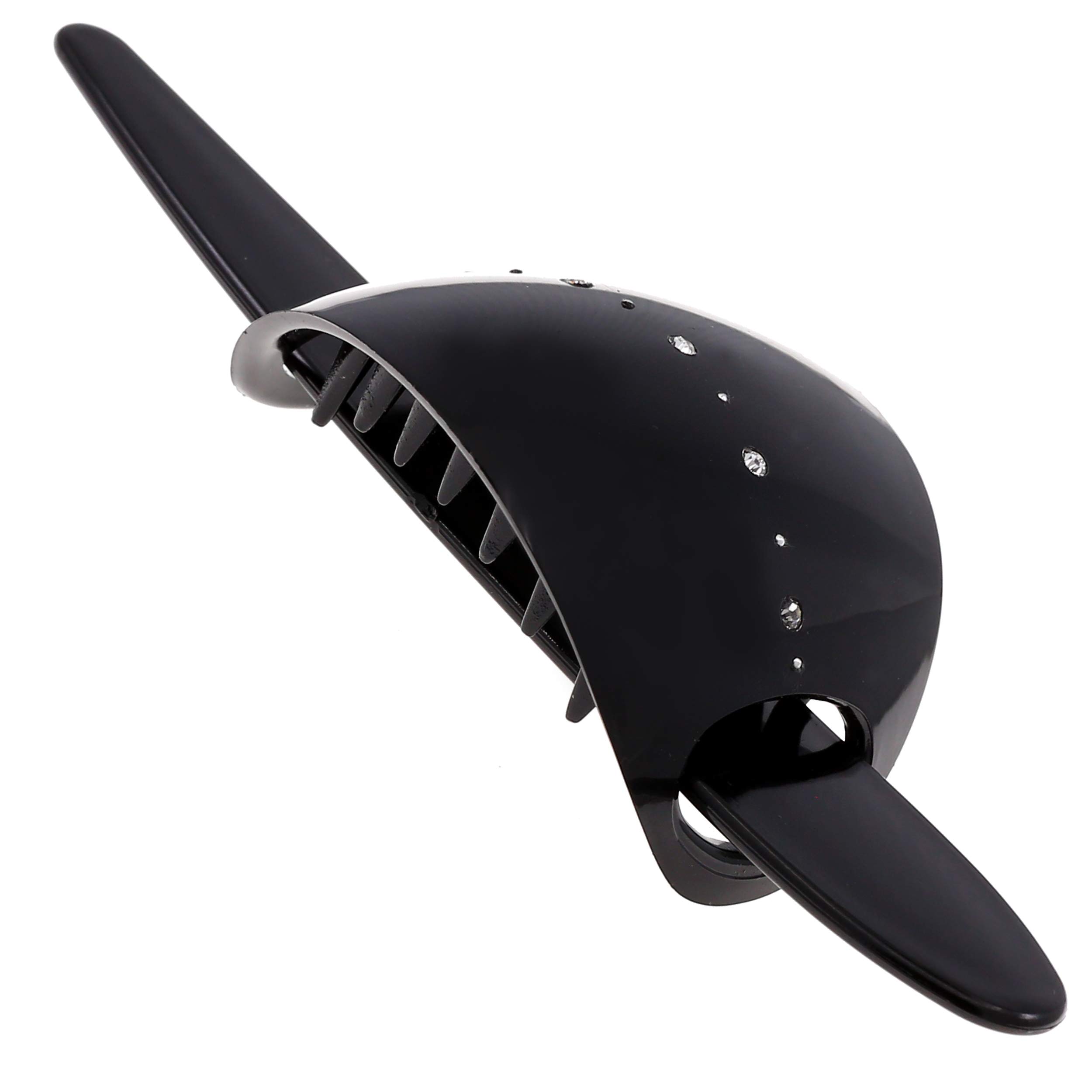 Camila Paris CP2644 French Hair Barrette with Stick, Hair Ponytail Holders, Amber, Slide Hair Pins for Buns Chignon, Strong Hold Hair Bun Clip, No