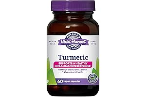 Wild Harvest Turmeric Curcumin Supplement - 1350mg Vegan Capsules Enhanced with BioPerine...