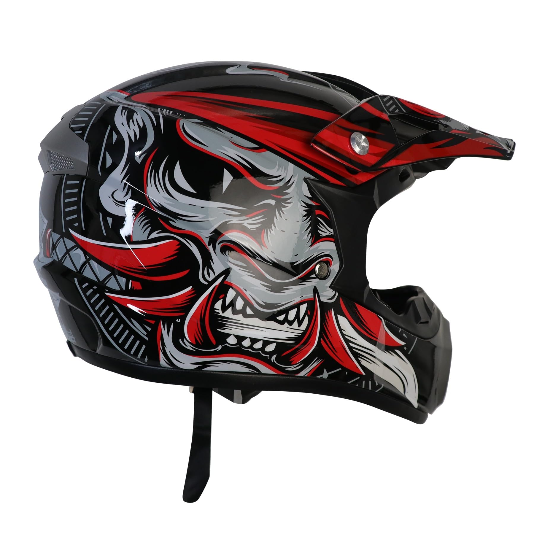 Casco da motocross, per bambini, per giovani, per motociclismo, downhill, full-face, casco da motocross da uomo, con occhiali, casco integrale da cross, casco da motocicletta MTB Enduro Quad