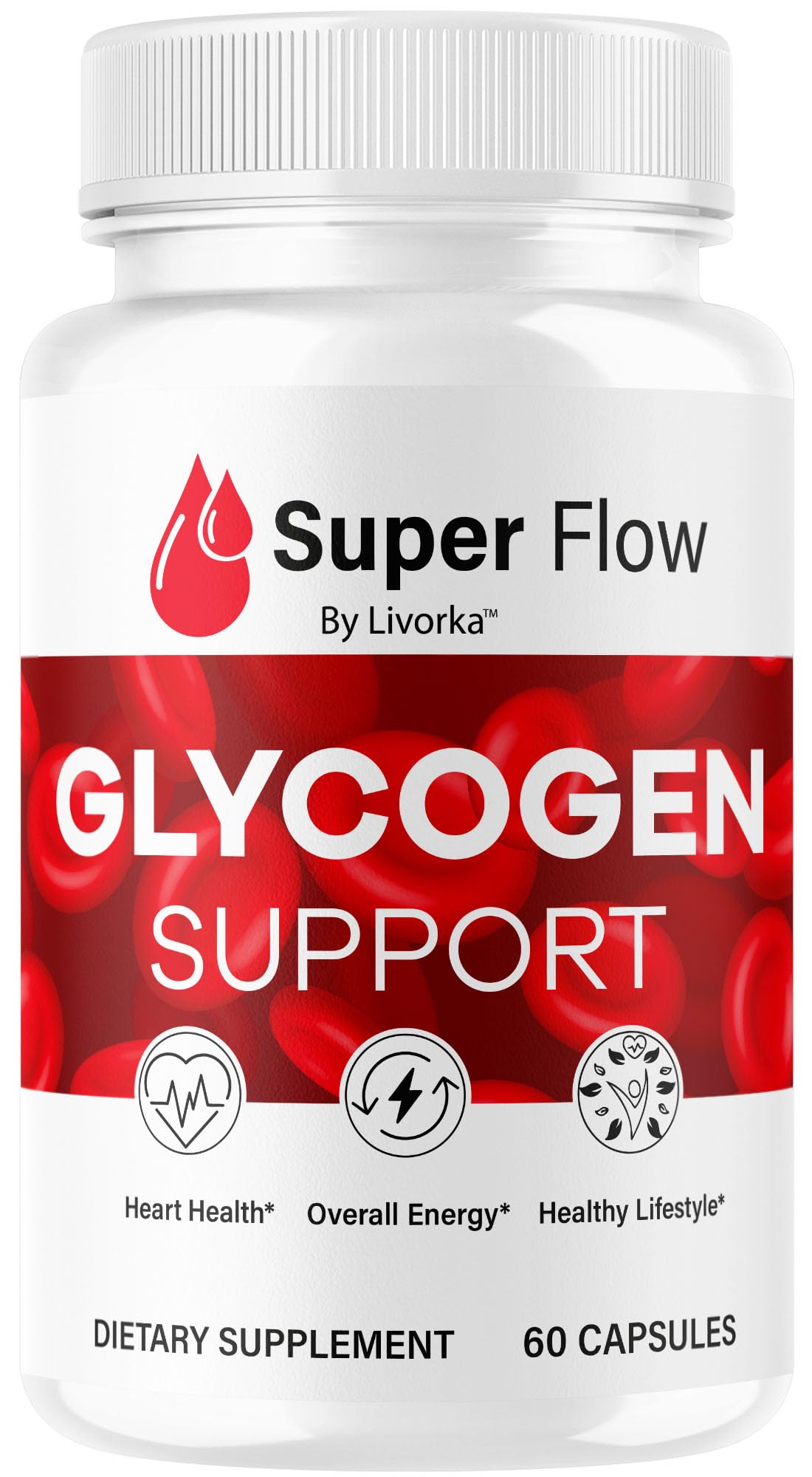 Super Flow Glycogen Capsules - Official SuperFlow Advanced Glycogen Support Pills - Maximum Strength, Natural Formula Vitamins for Overall Health & Wellness Reviews, 60 Capsules for 1 Month