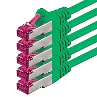 1aTTack.de Set cavo CAT6a Ethernet, cavo di rete RJ45