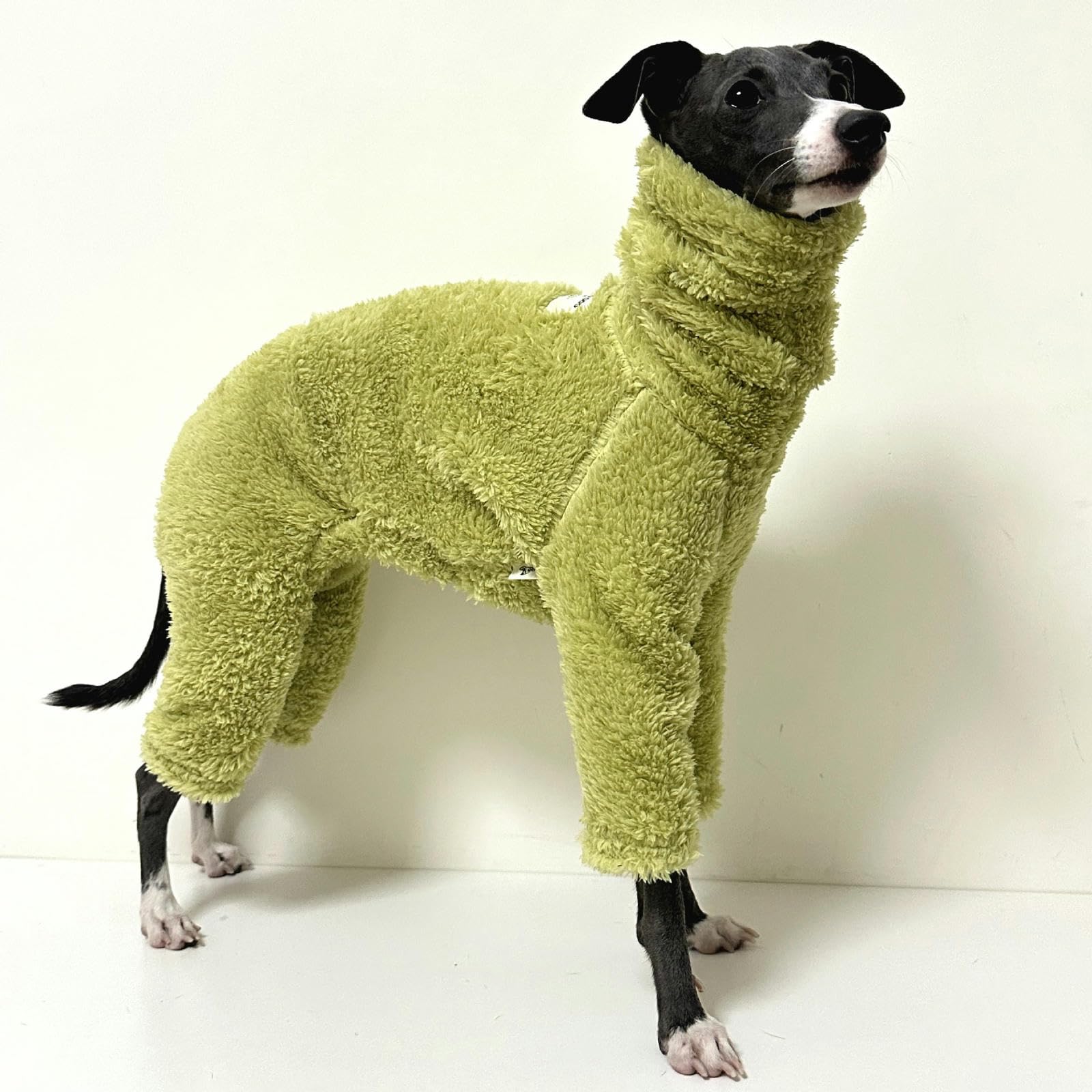 Manteau d'hiver pour Chien, Pyjama Doux, Pyjama pour Animal de Compagnie, Veste Chaude et Froide pour Chien, Pull à col roulé pour lévrier Italien, Whippet