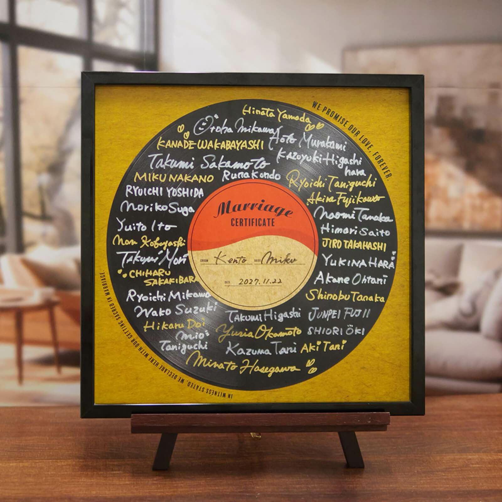 Amazon | 結婚証明書 ゲスト 参加型 サイン式 署名 レコード 結婚式 Amazon | 結婚証明書 ゲスト 参加型 サイン式 署名 レコード 結婚式