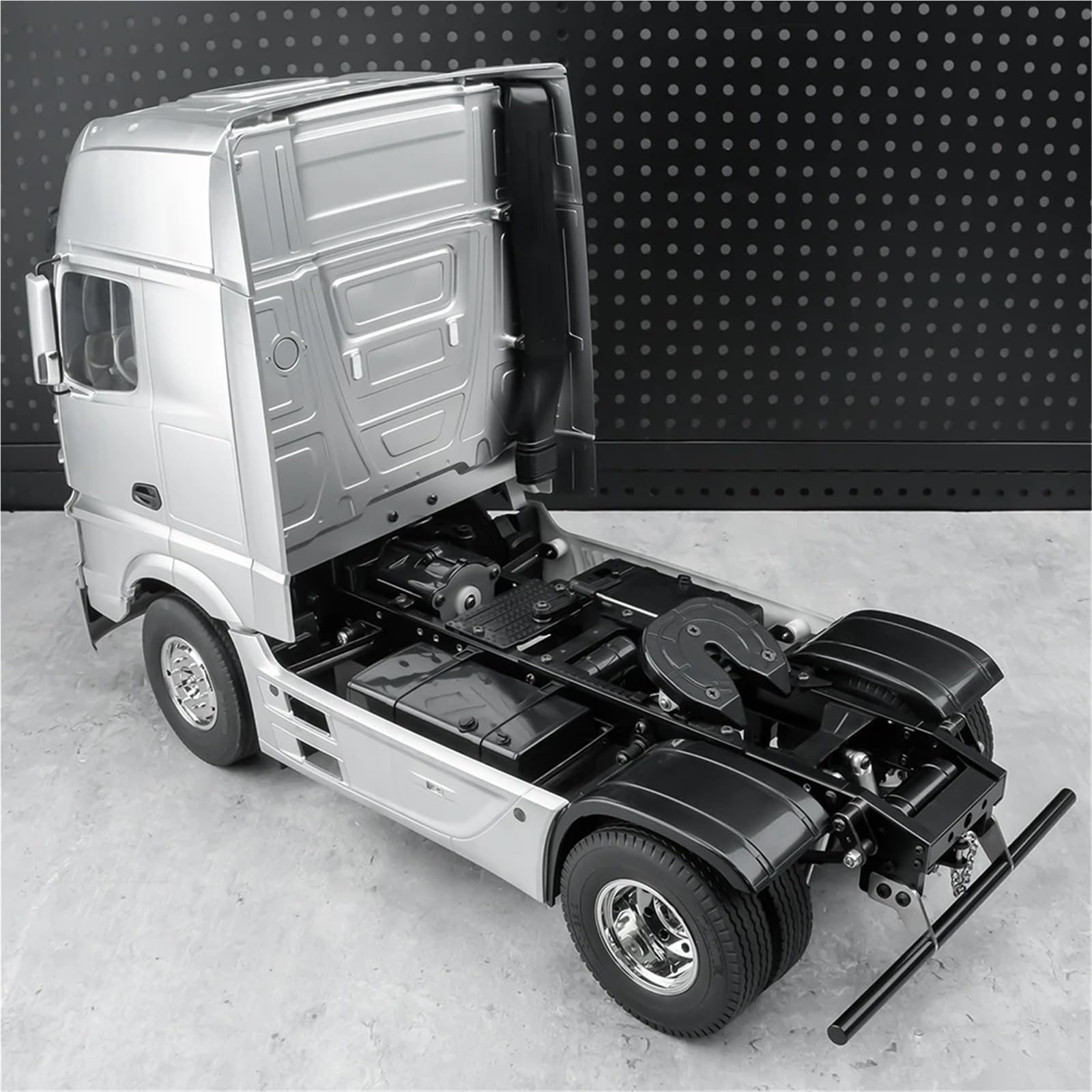 Rc ModèLes DéTachéEs Pour Tamiya Pour Scania 770S R620 Pour Volvo Pour MAN TGX 1/14 Pare-chocs Arrière À Gaz Kit Crochet Remorquage Char Pièces D'amélioration Camions Radiocommandés