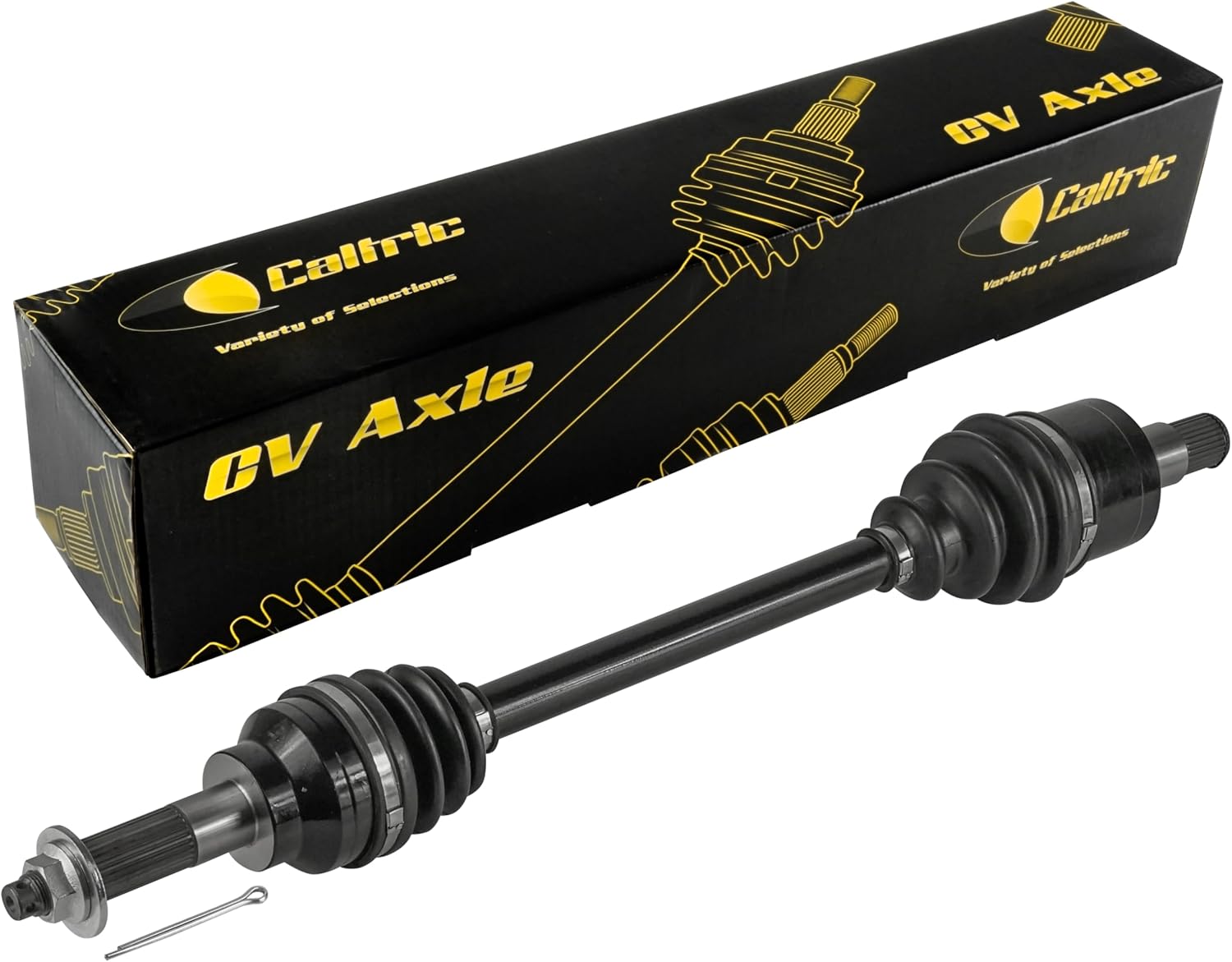Caltric Rear CV Joint Axle Compatible with Kawasaki Mule PROFXT Mule PRO-FXT KAF820 2015-2020 Left