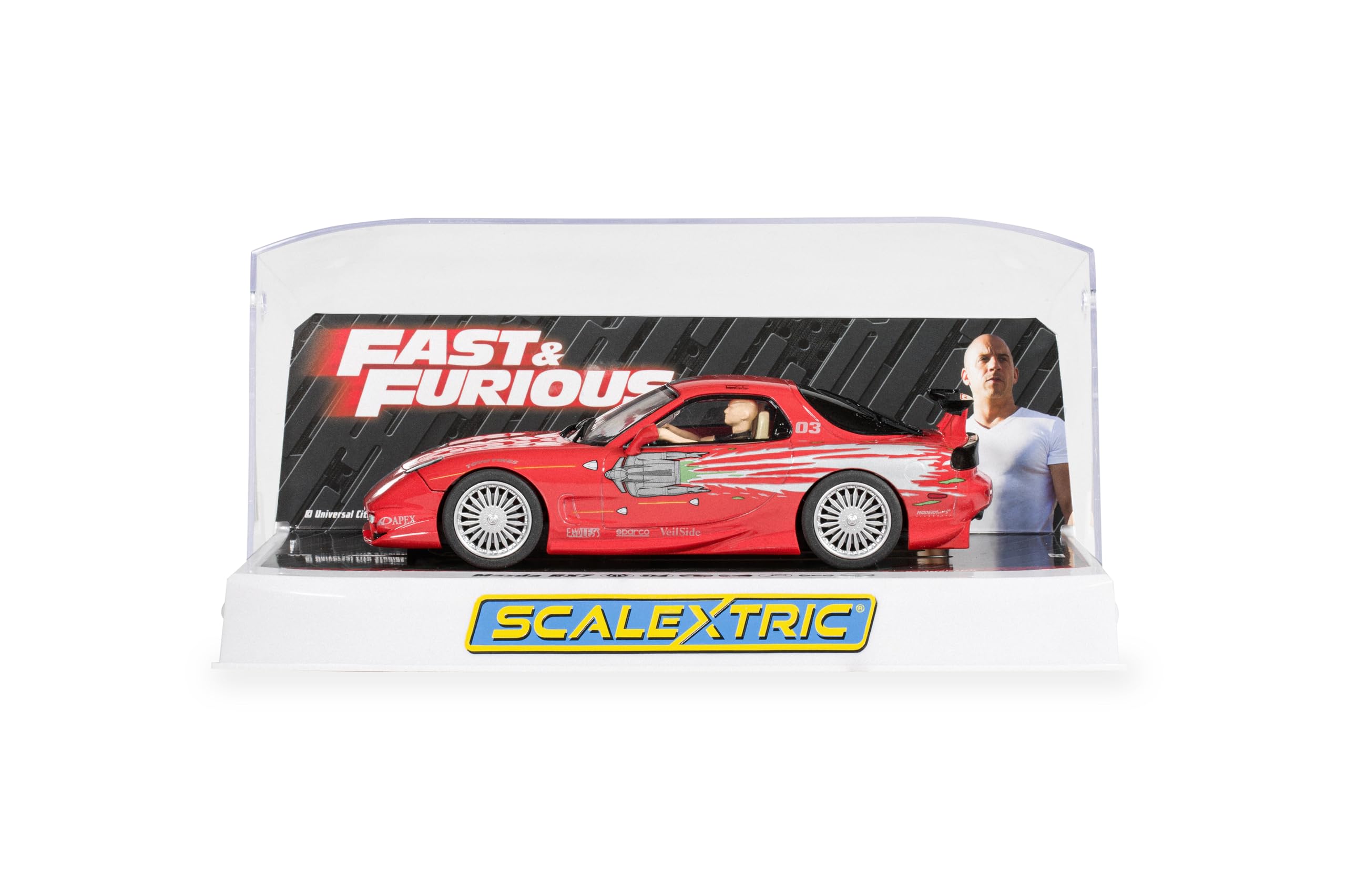 Scalextric C4592 The Fast And The Furious - Mazda RX7 - Dom Toretto