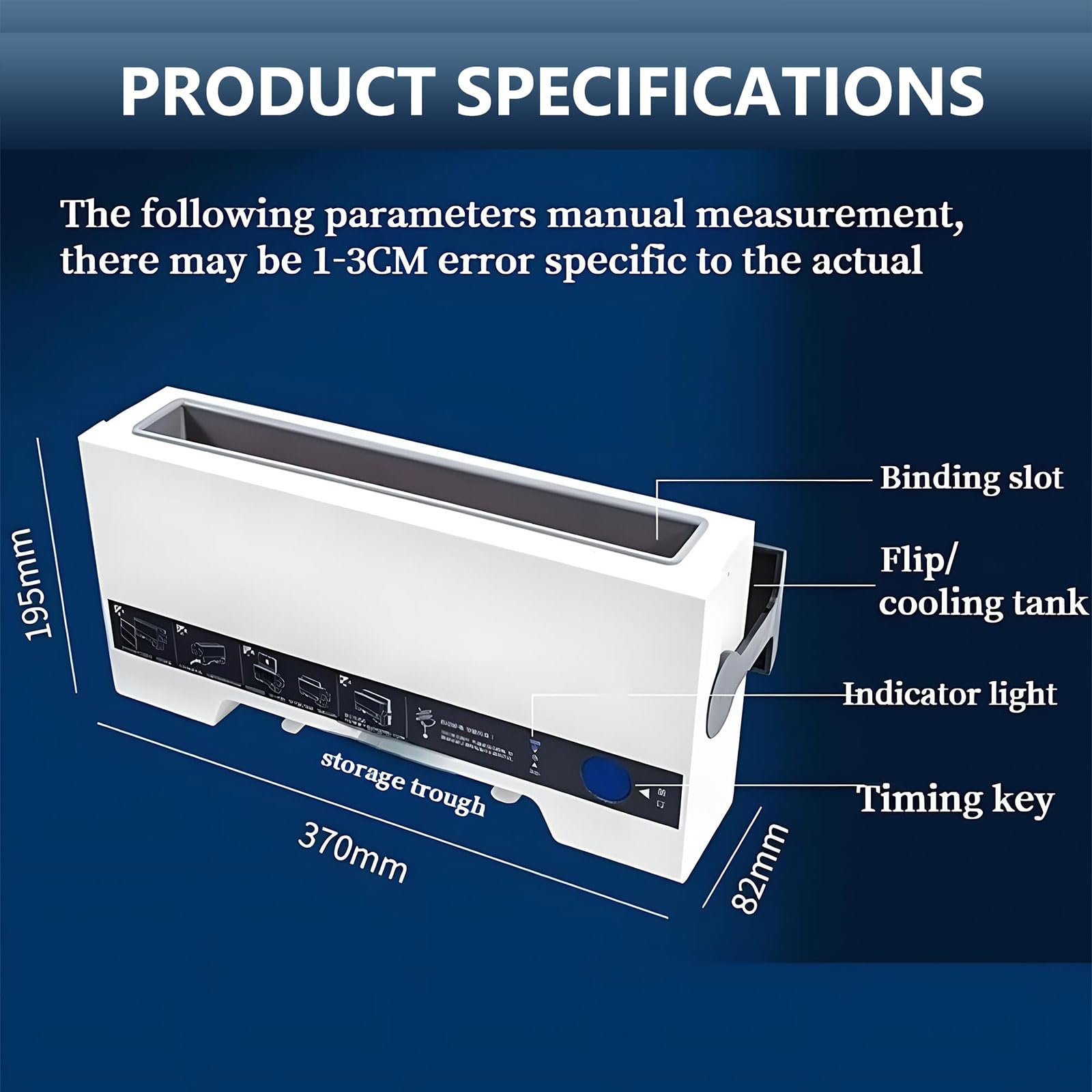 Rilegatrice termica, legante elettrico fino a 280 fogli, kit per rilegatura a caldo per relazioni, proposte, gare d'appalto, facile da usare, durevole ed efficiente